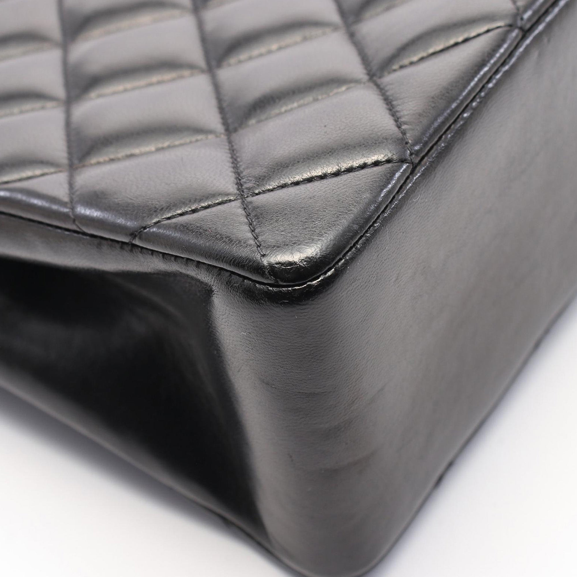 Chanel Quilted Lambskin Chain Shopper Tote - image 8