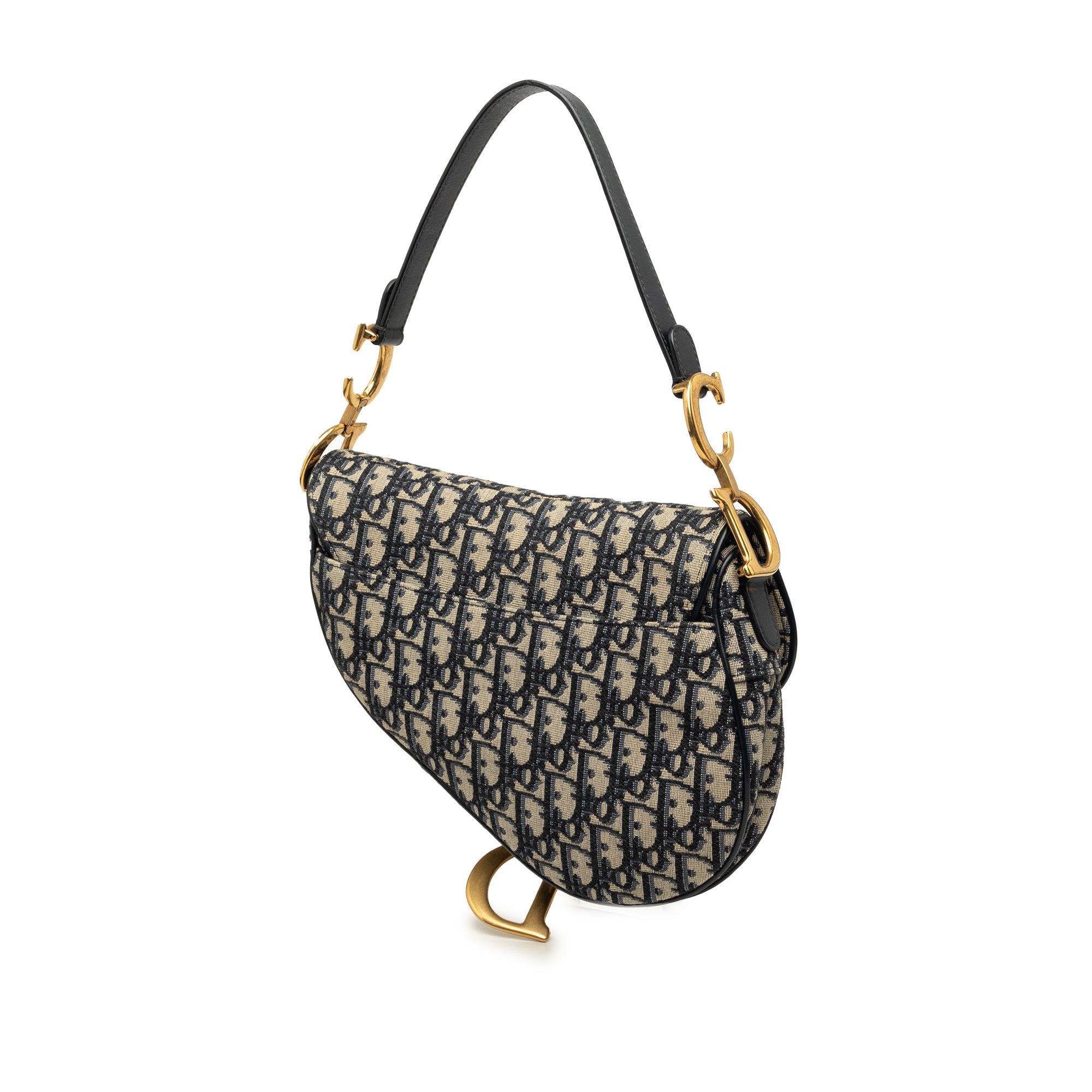 Dior Oblique Canvas Saddle Bag - image 2