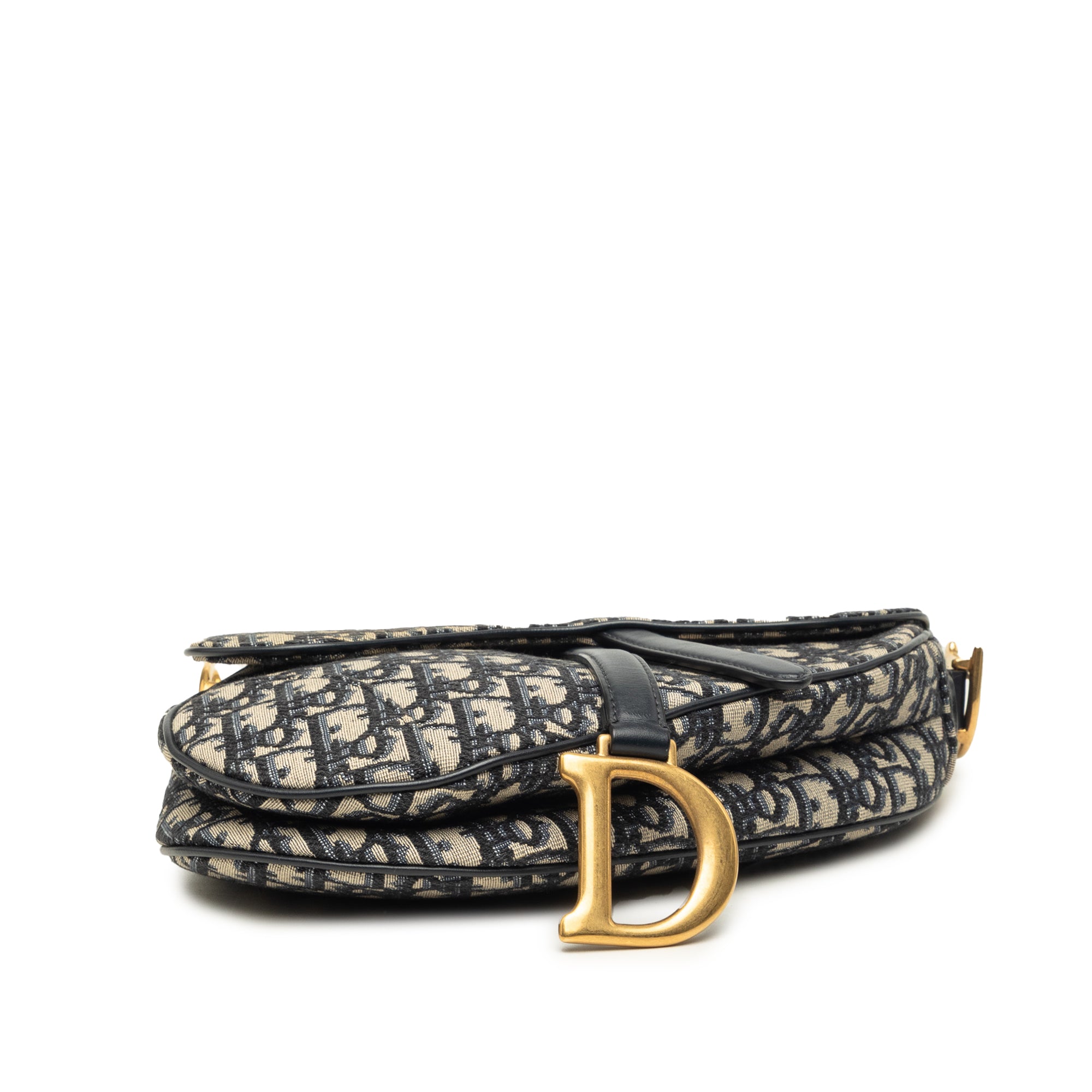 Dior Oblique Canvas Saddle Bag - image 3