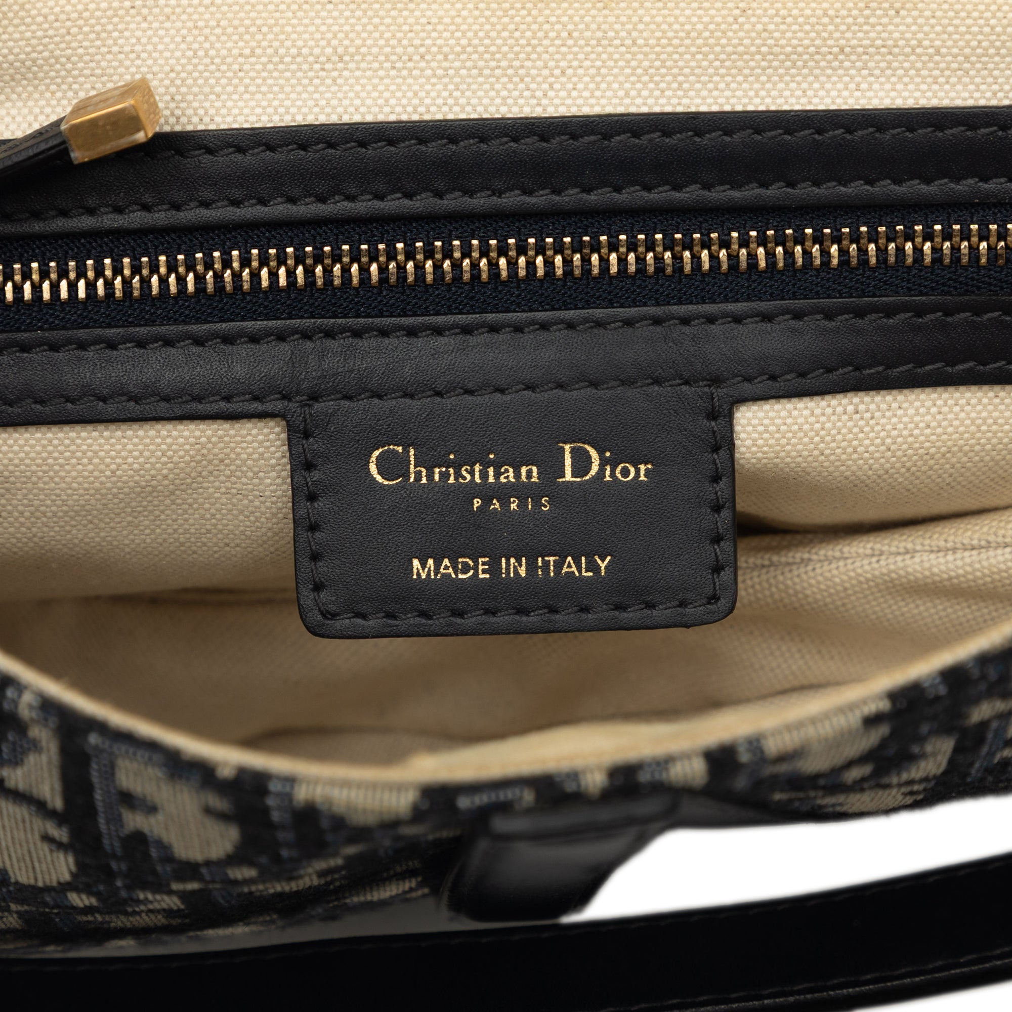Dior Oblique Canvas Saddle Bag - image 5