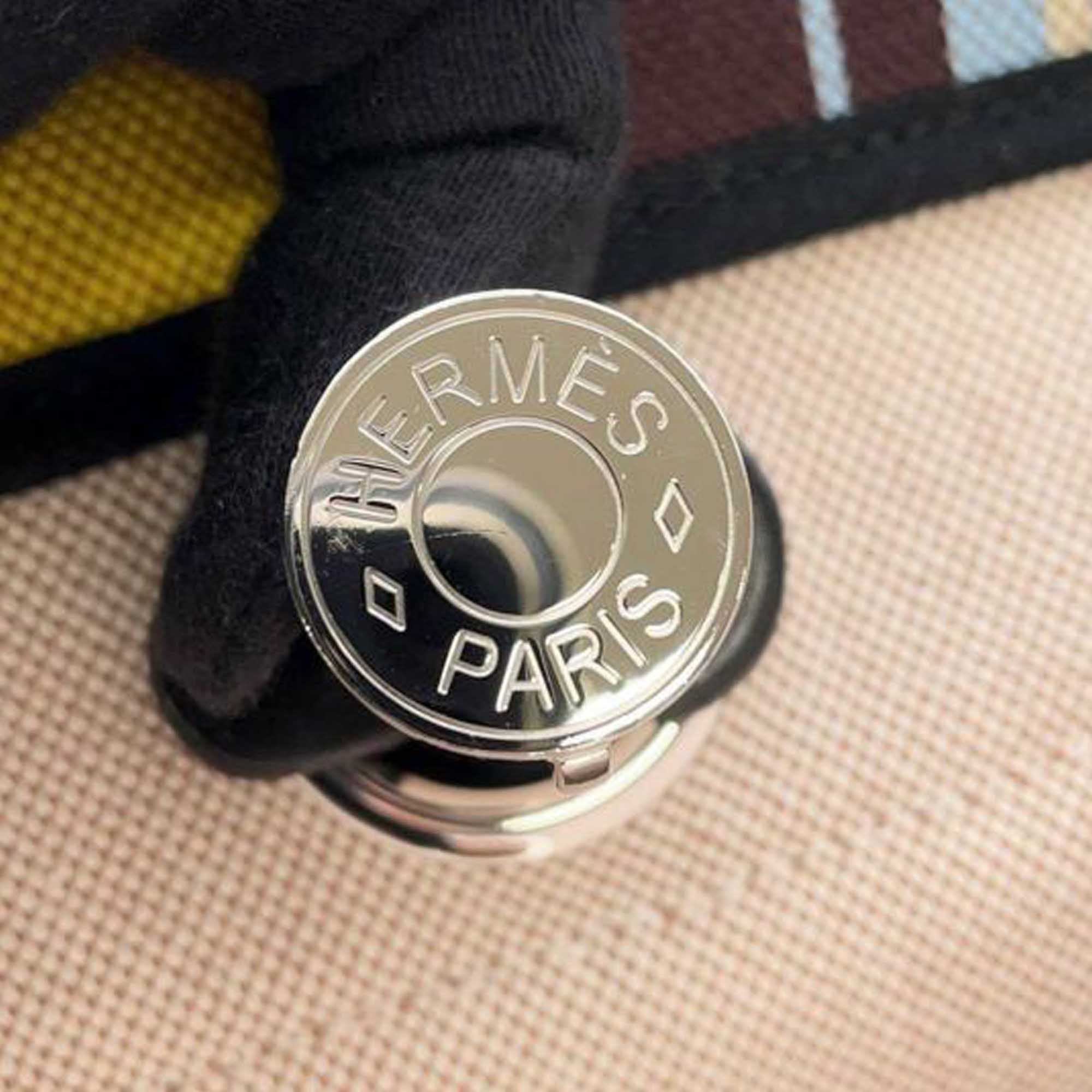 Hermès H Plume Rayures d'Equipage Laquered Herbag Zip 31 - image 10