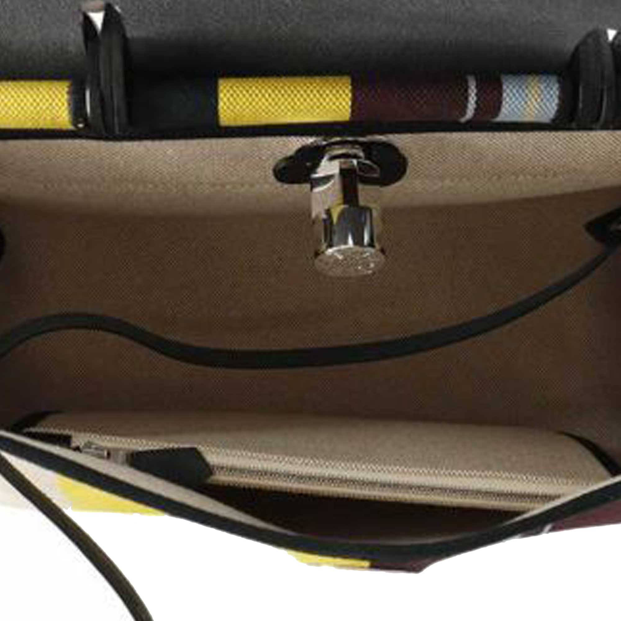 Hermès H Plume Rayures d'Equipage Laquered Herbag Zip 31 - image 4