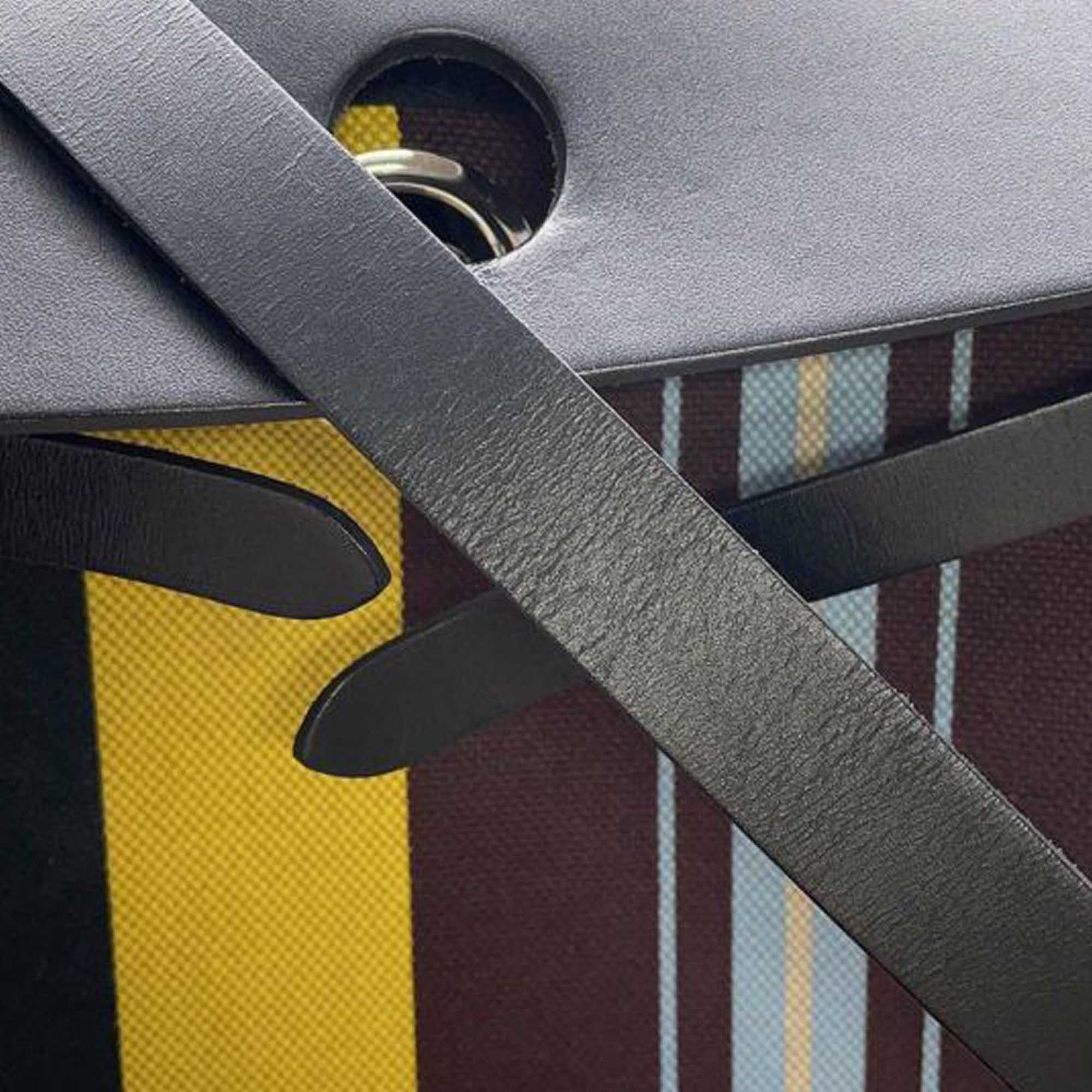 Hermès H Plume Rayures d'Equipage Laquered Herbag Zip 31 - image 8