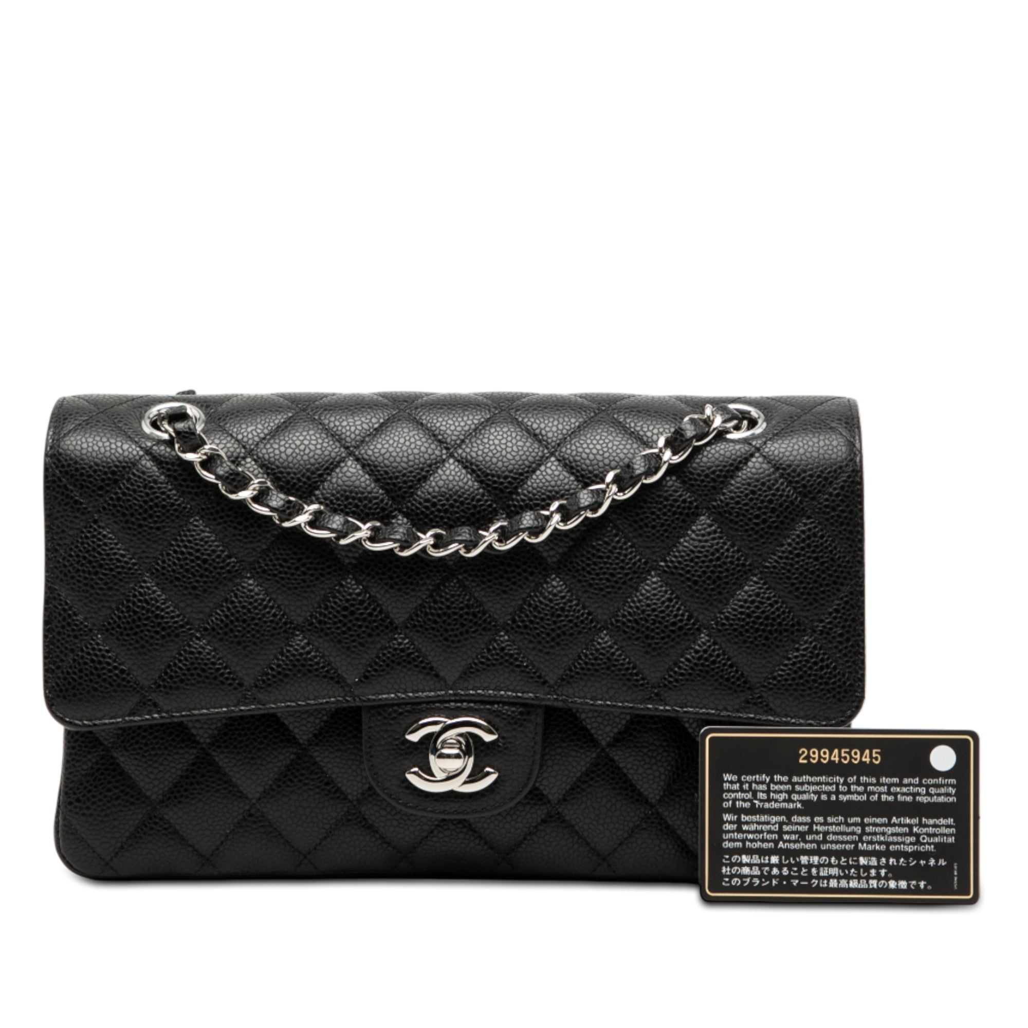 Chanel Medium Classic Caviar Double Flap - image 8