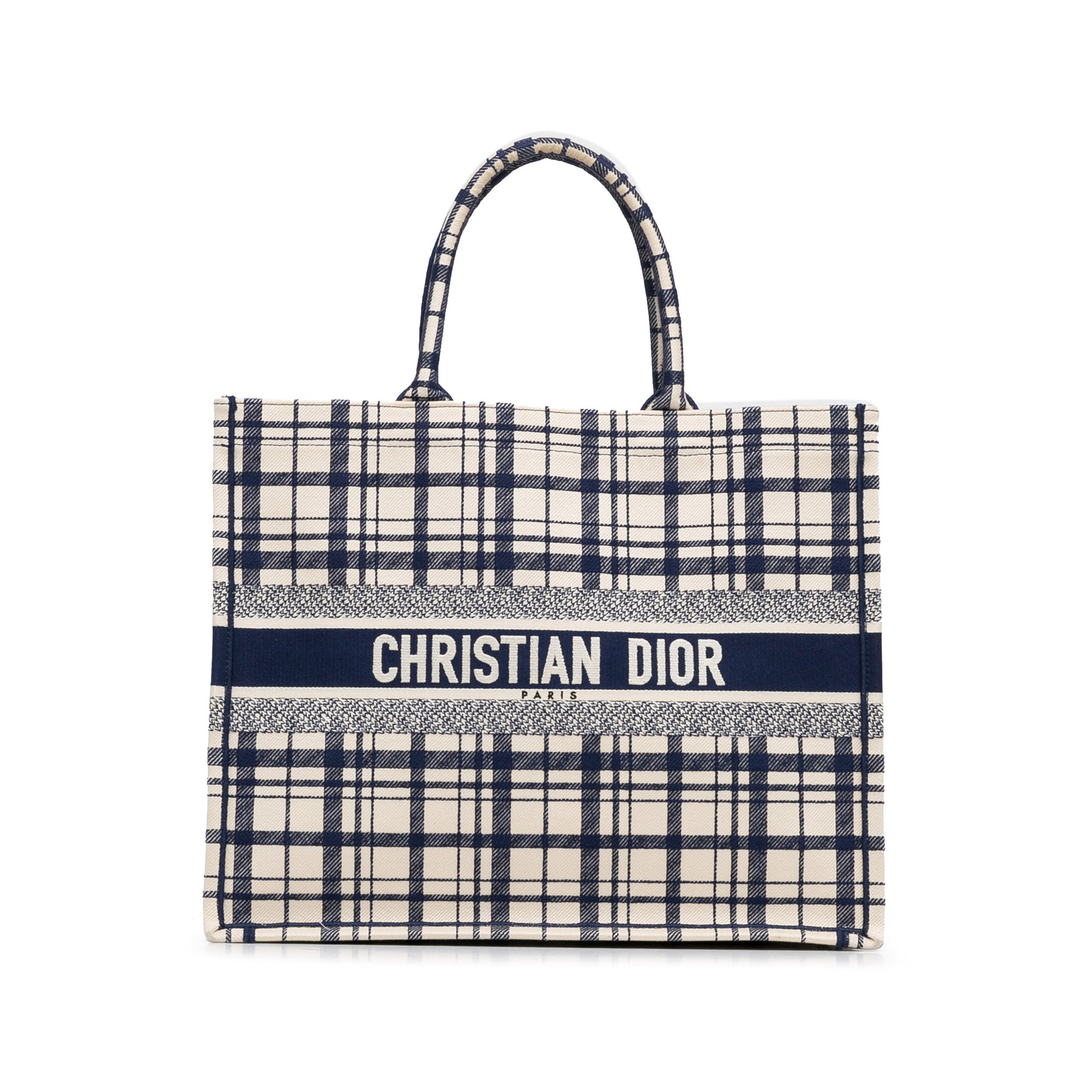 Dior Large Check n Dior Book Tote - image 1