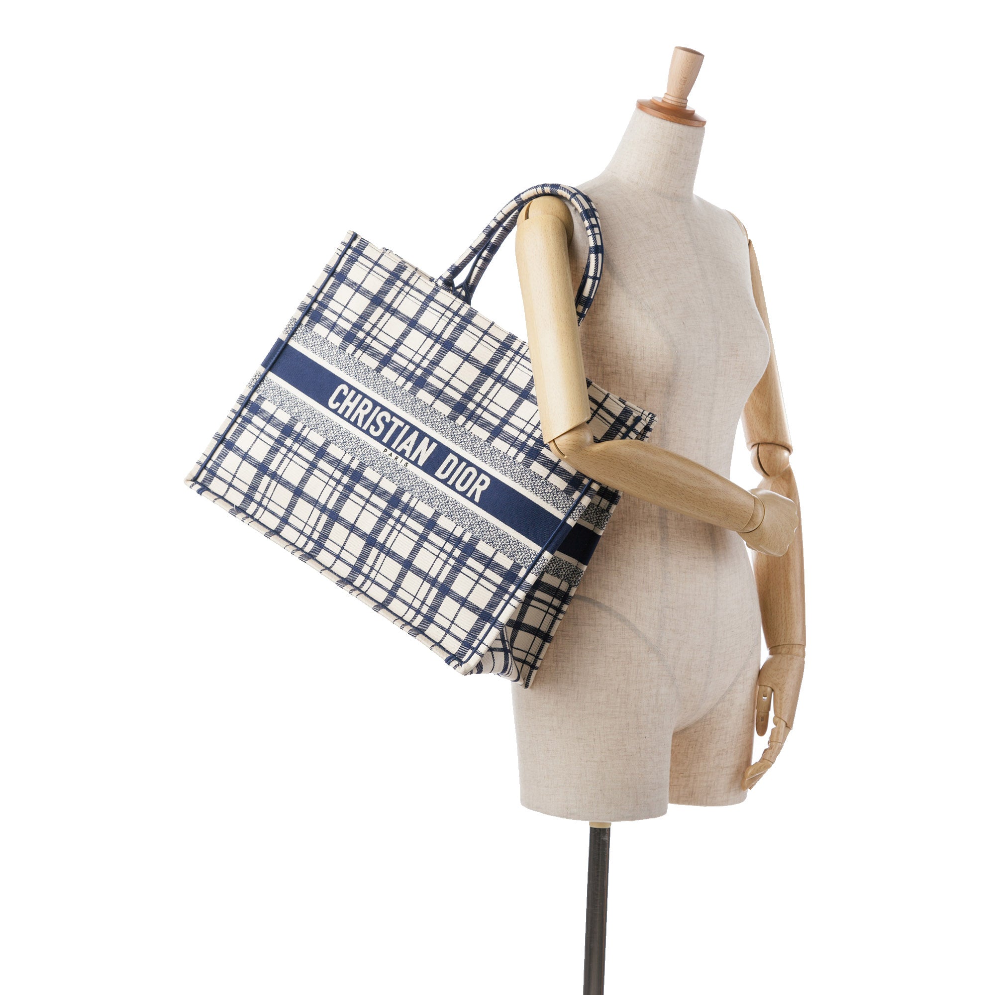 Dior Large Check n Dior Book Tote - image 10