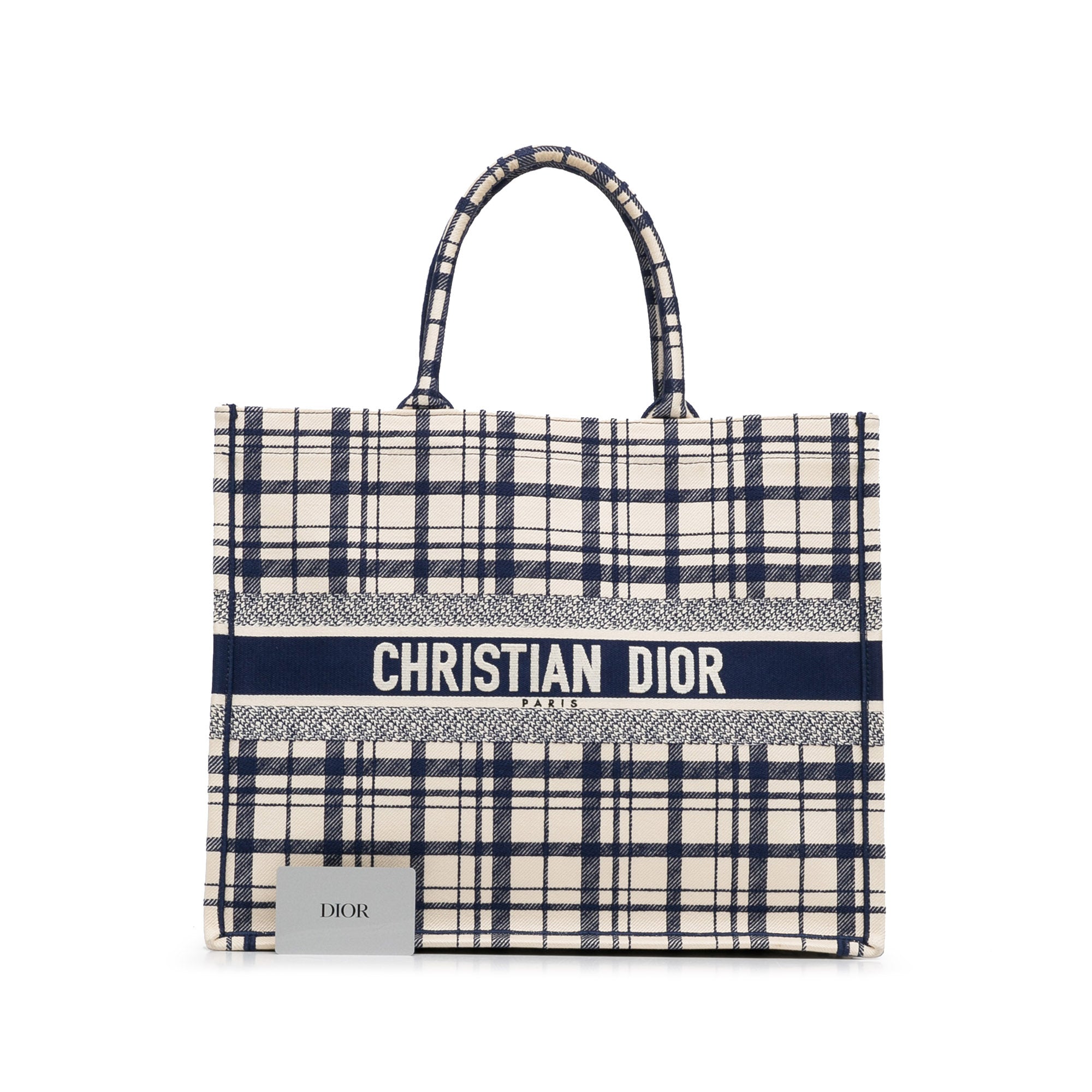Dior Large Check n Dior Book Tote - image 12
