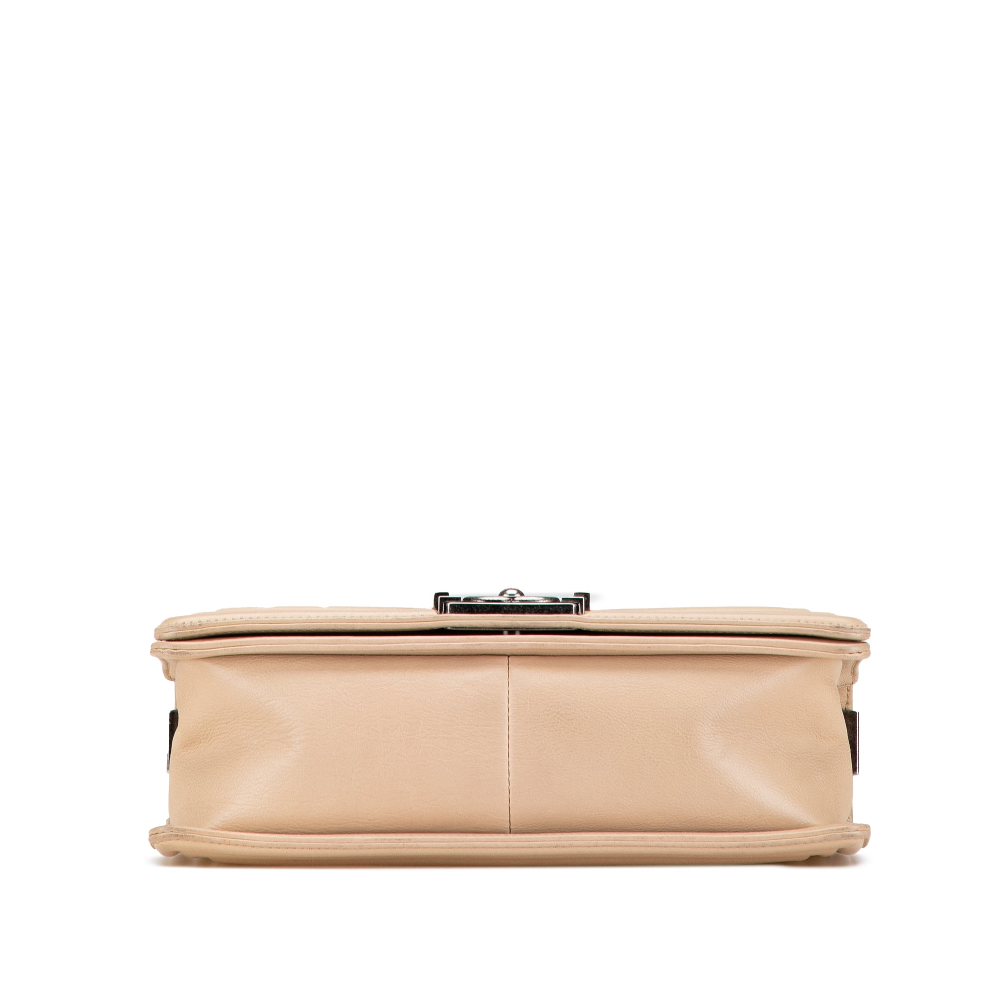 Chanel Old Medium Aged Calfskin Double Stitch Boy Flap - image 3