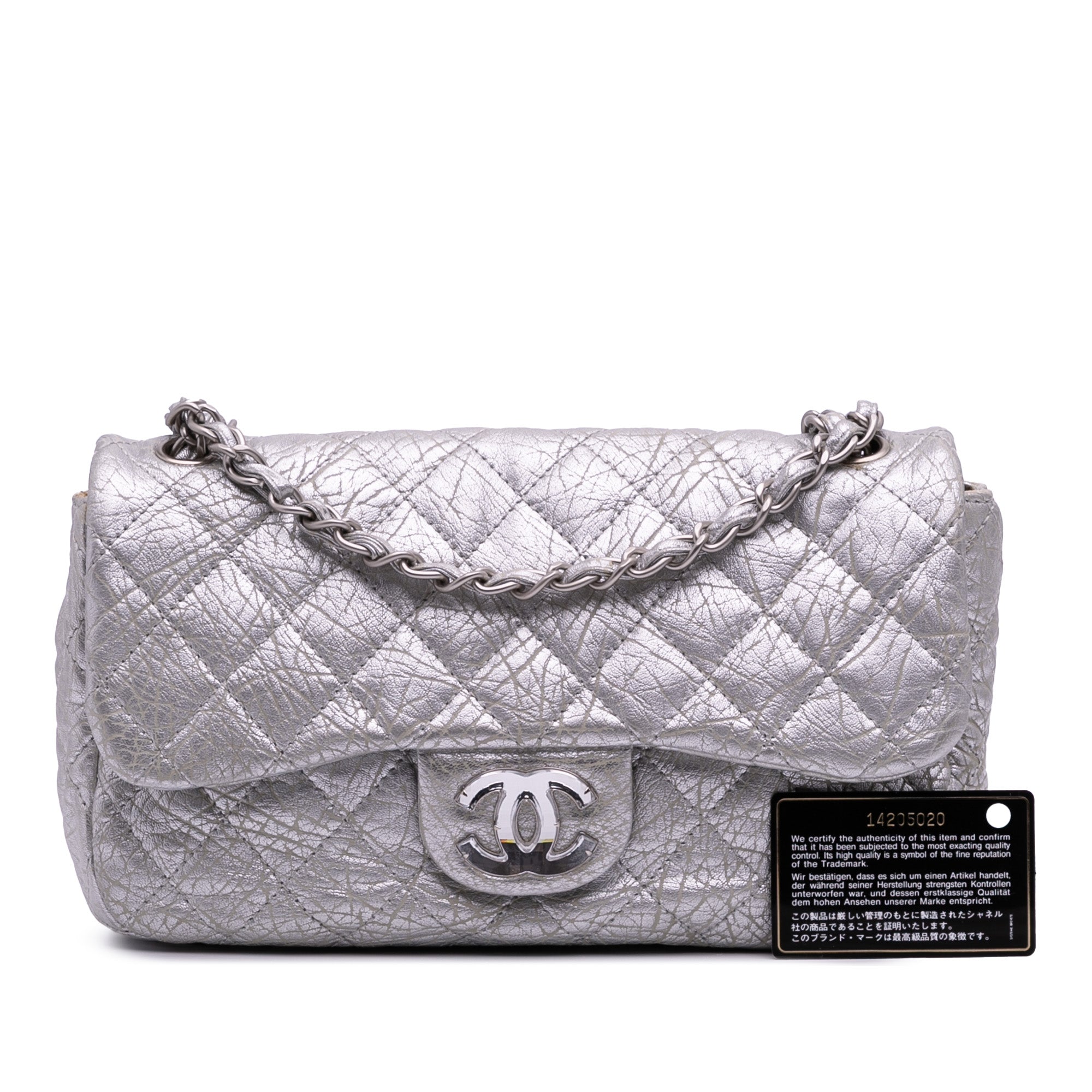 Chanel Medium Calfskin Ice Cube On the Rocks Flap - image 12
