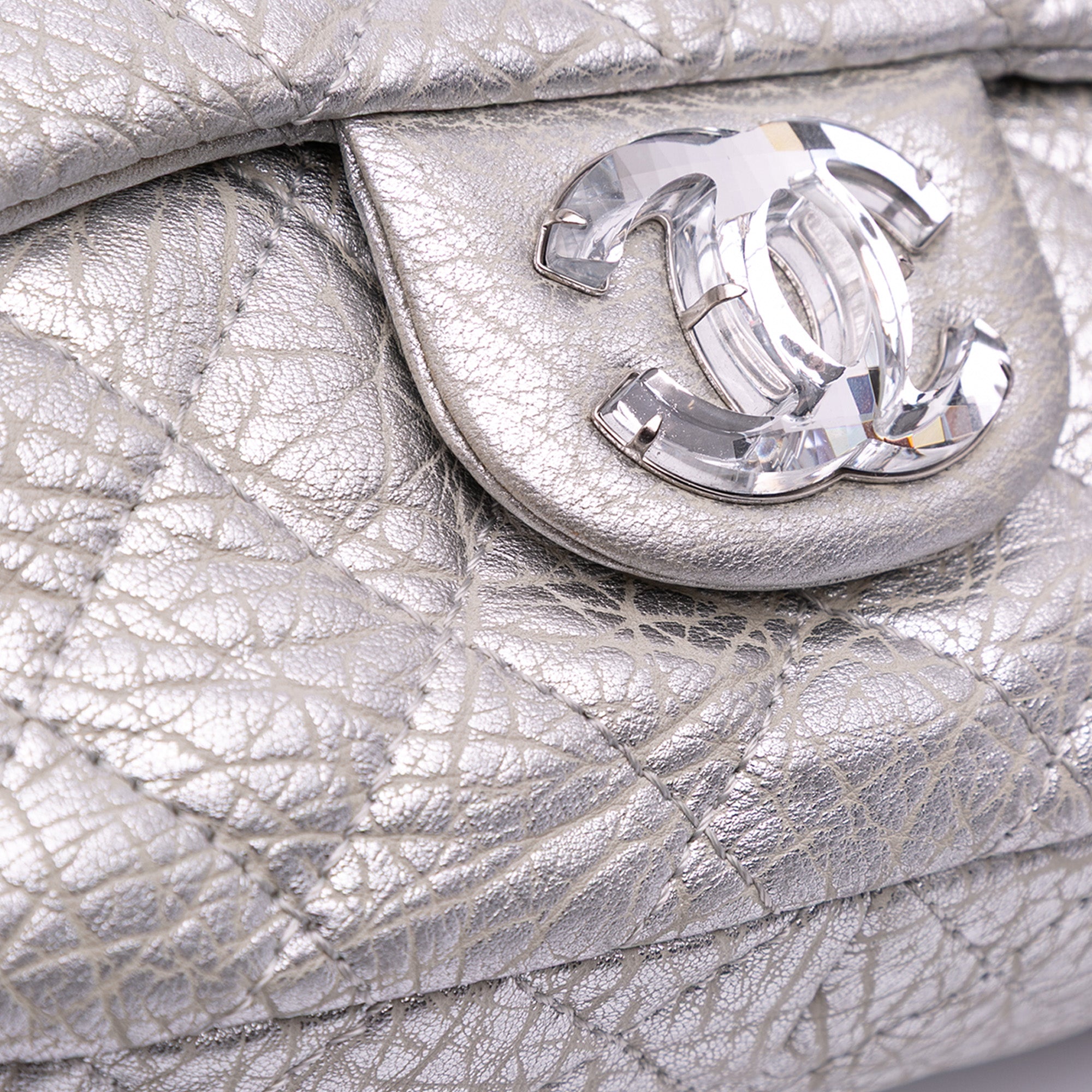 Chanel Medium Calfskin Ice Cube On the Rocks Flap - image 8
