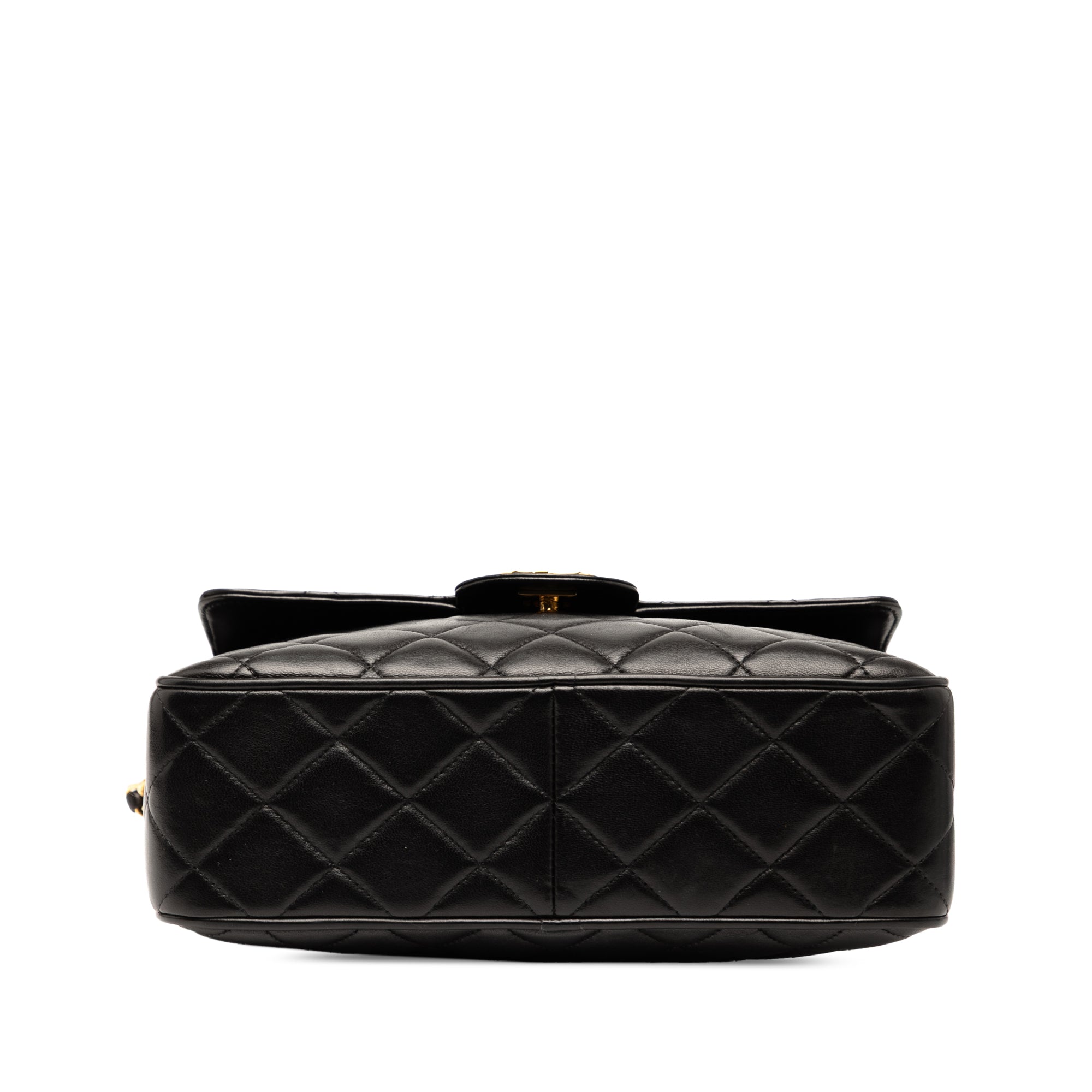 Chanel Small CC Quilted Lambskin Tassel Flap Camera Bag - image 3