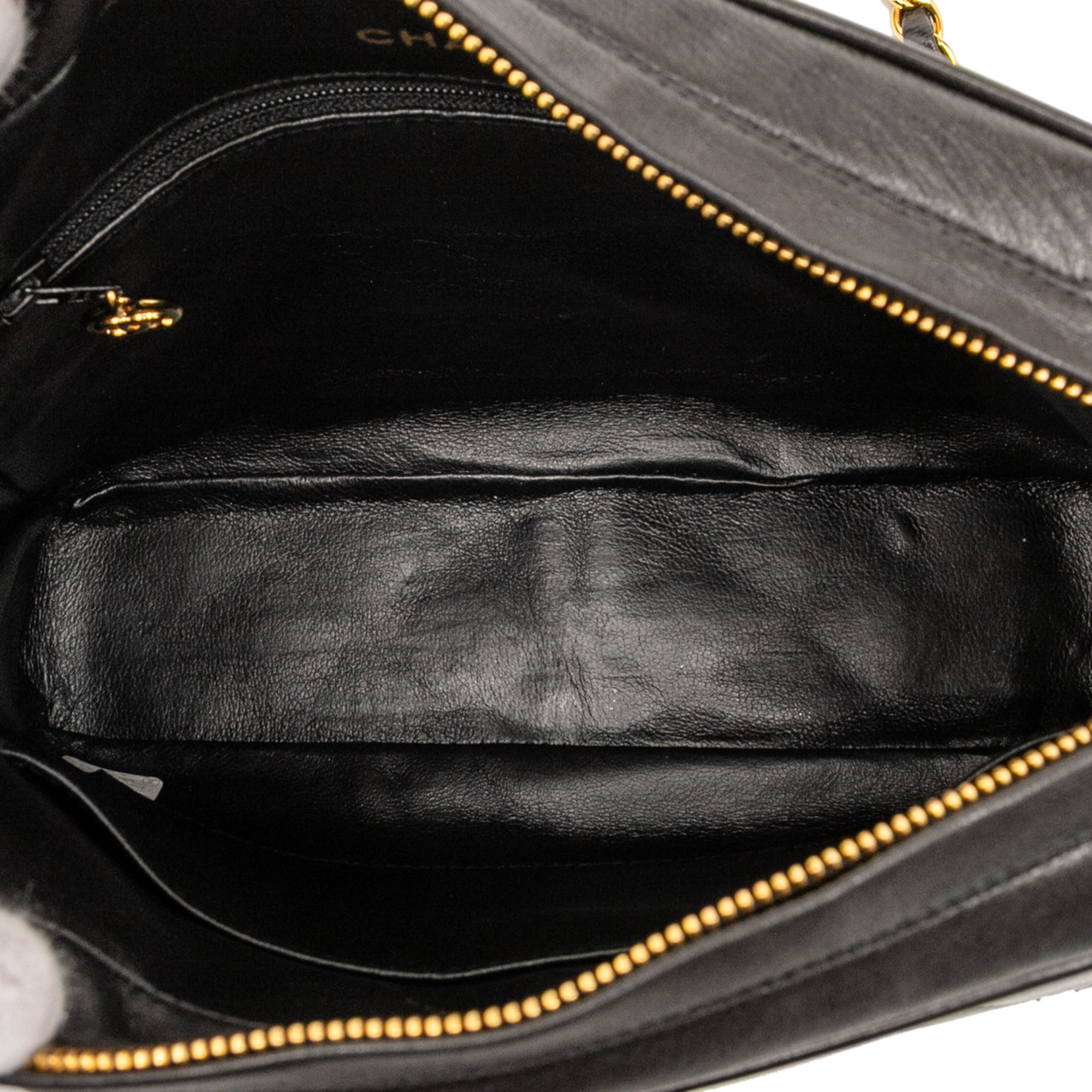 Chanel Small CC Quilted Lambskin Tassel Flap Camera Bag - image 4