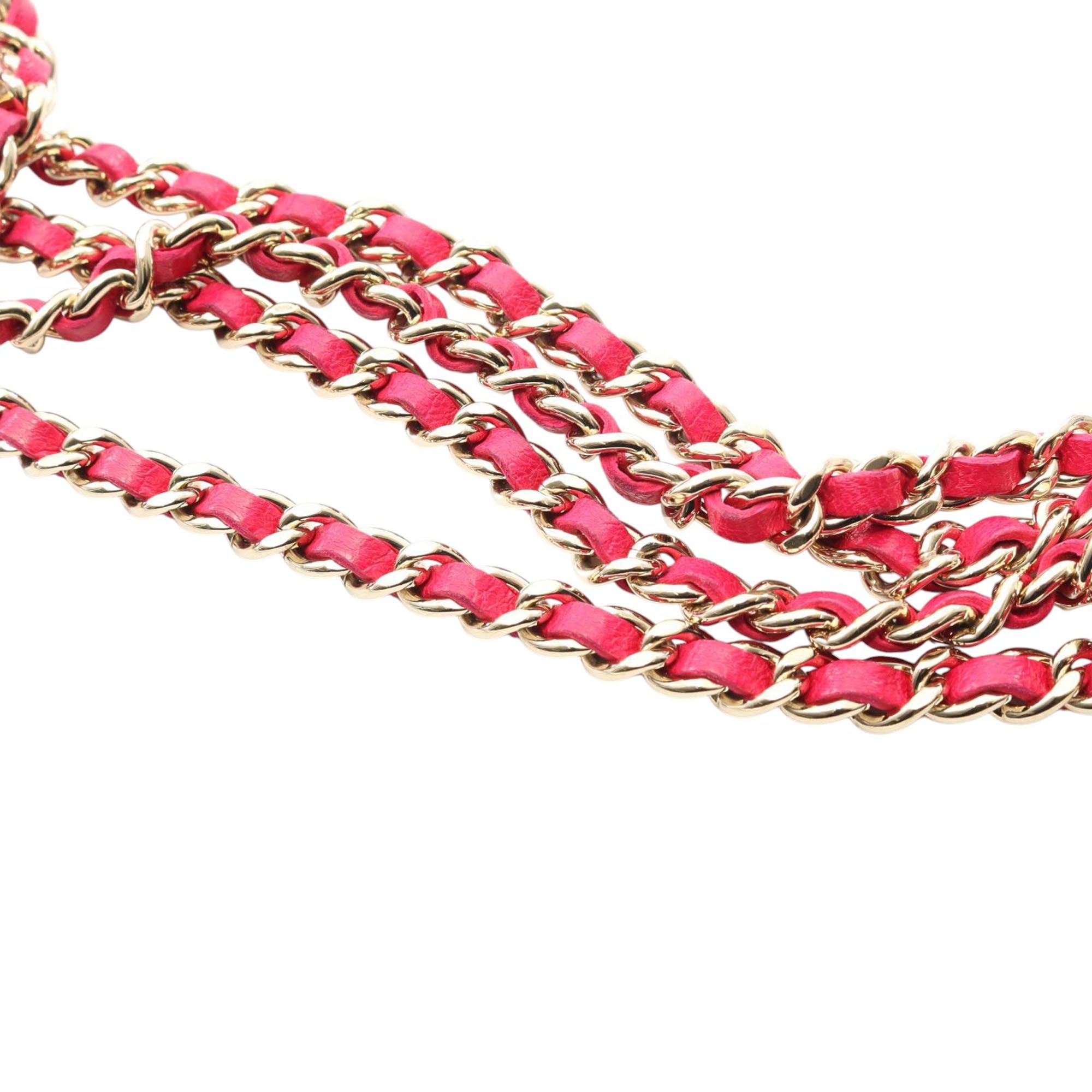 Chanel CC Quilted Velvet Wallet on Chain - image 12
