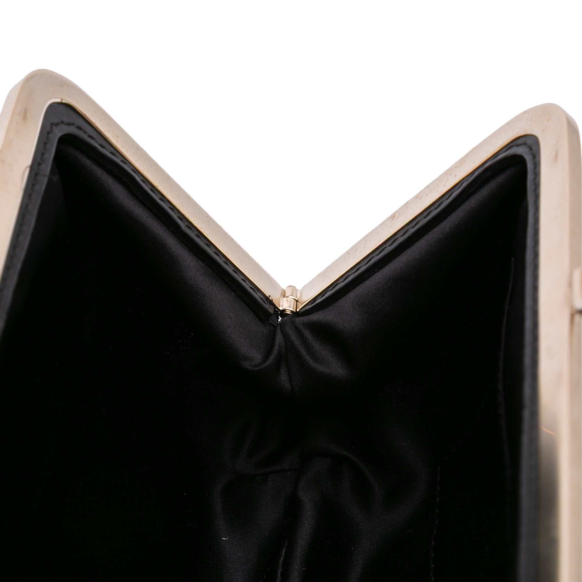Chanel Mini Patent Lace Kiss Lock Flap Double Bag - image 8