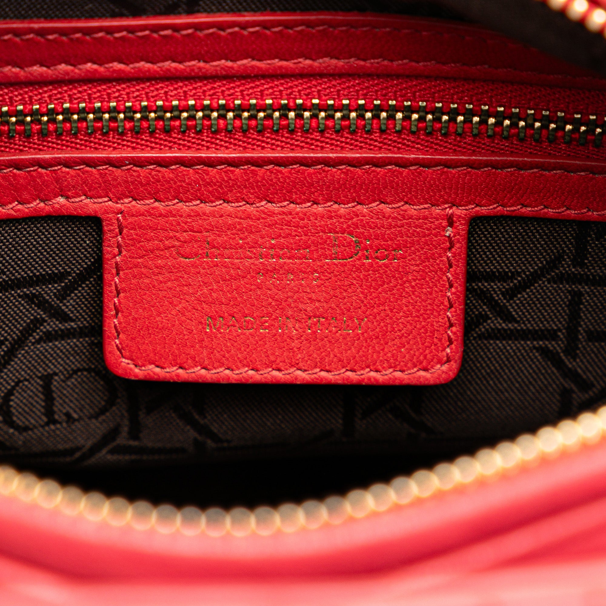 Dior Medium Lambskin Cannage Lady Dior - image 6