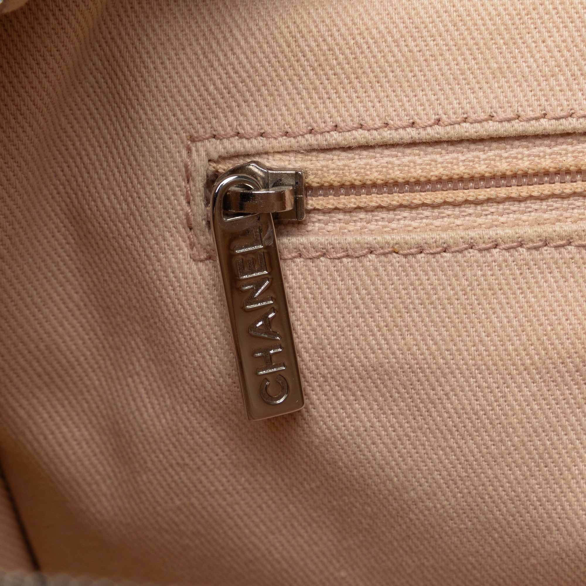 Chanel Small Canvas Deauville Bowling Bag - image 7