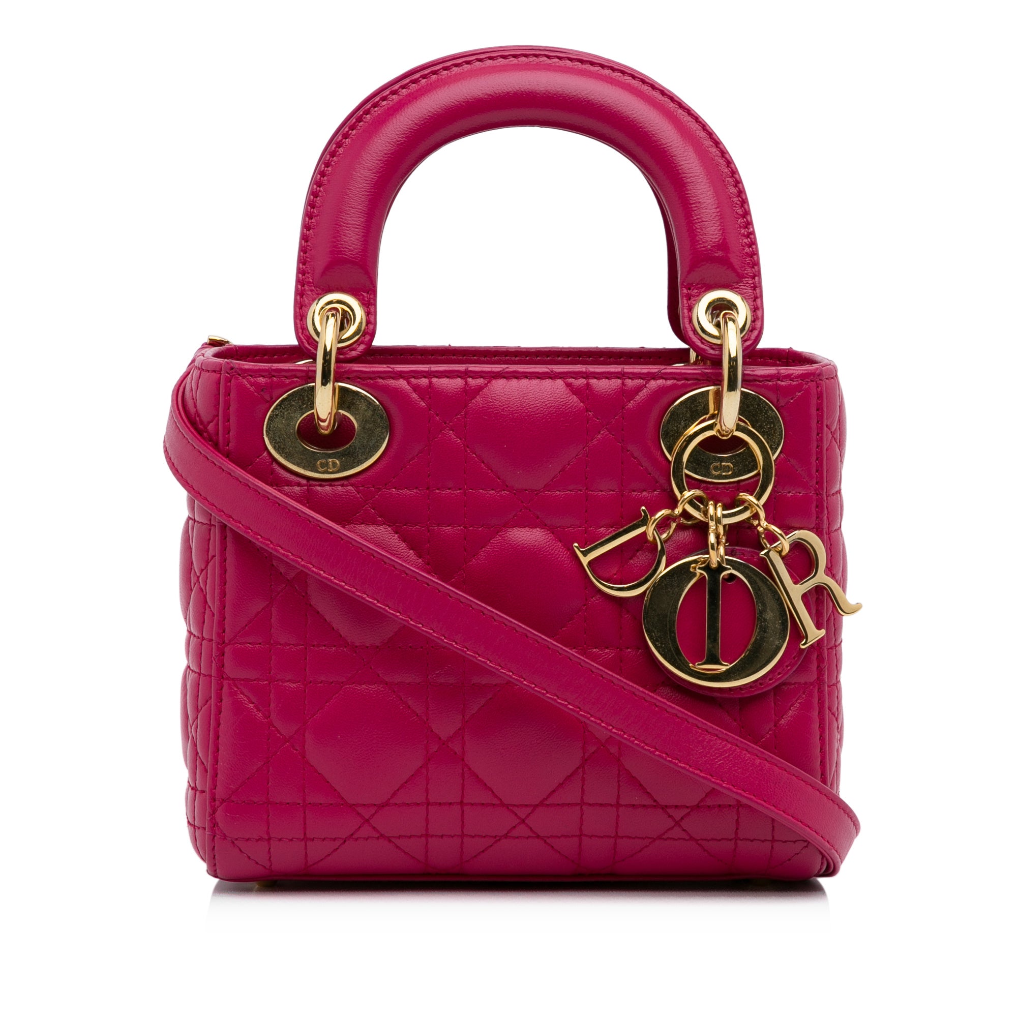 Dior Mini Lambskin Cannage Lady Dior - image 1
