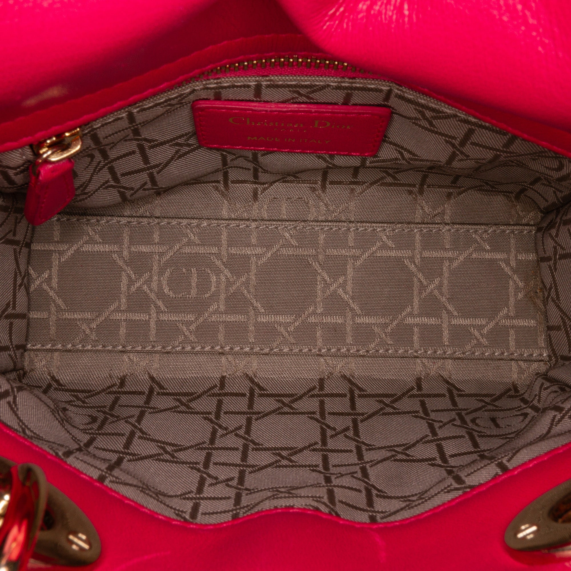 Dior Mini Lambskin Cannage Lady Dior - image 5