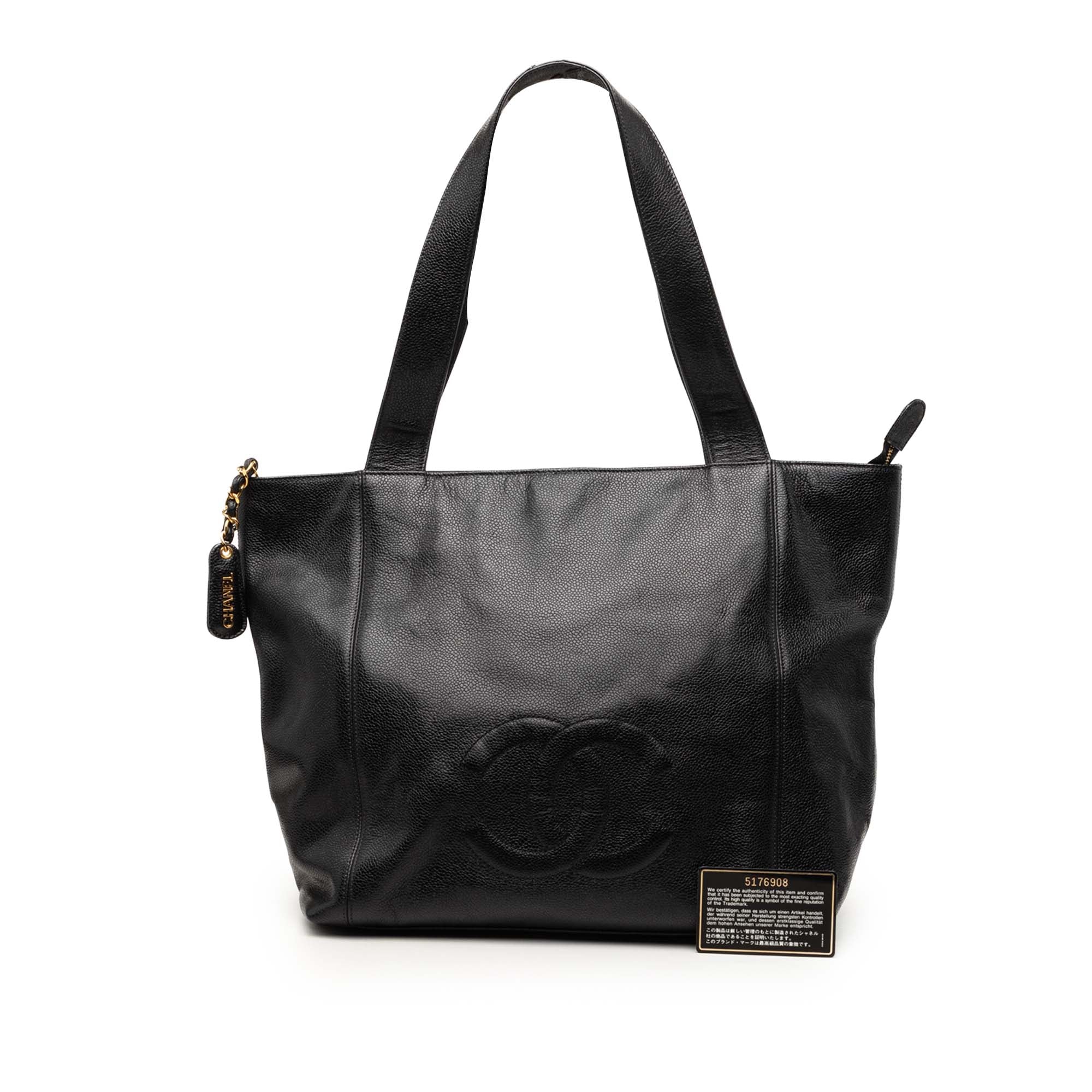 Chanel CC Caviar Tote - image 8