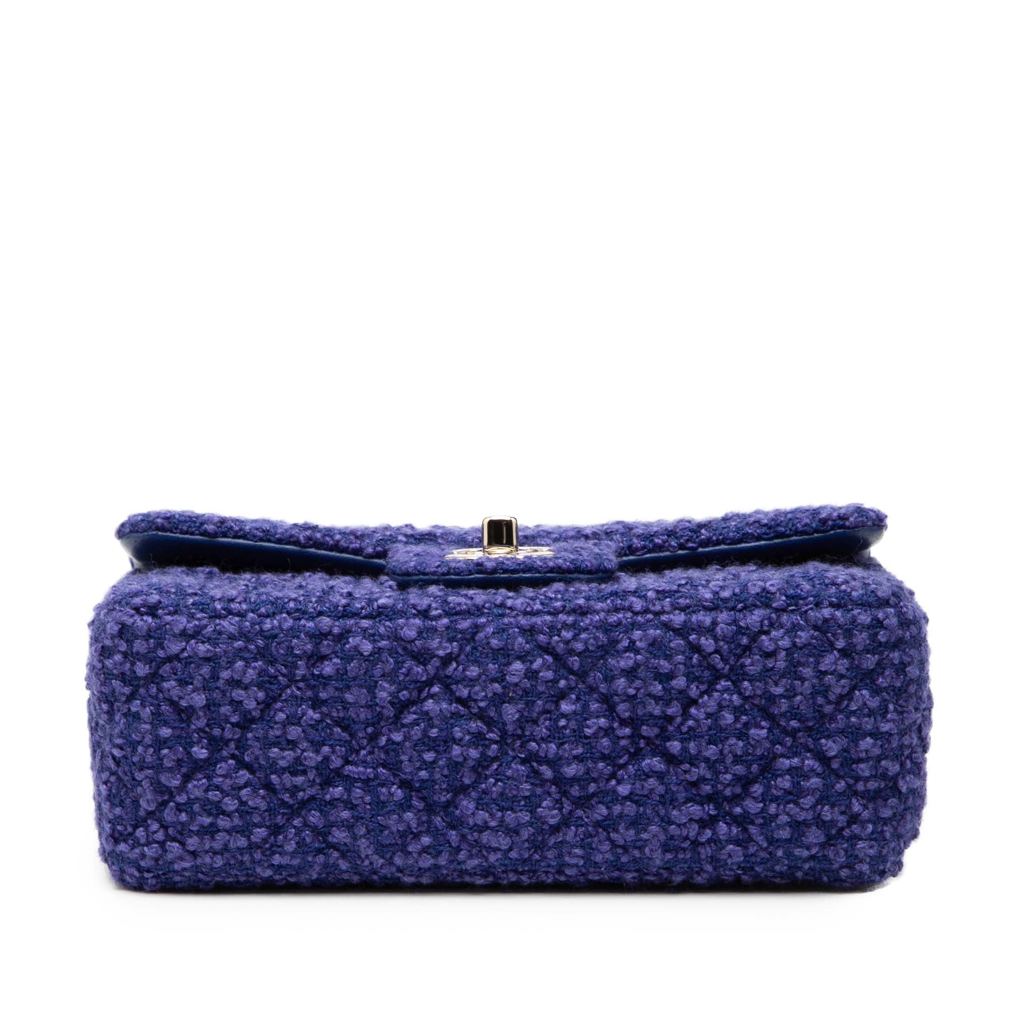 Chanel Mini Rectangular Classic Tweed Single Flap - image 3
