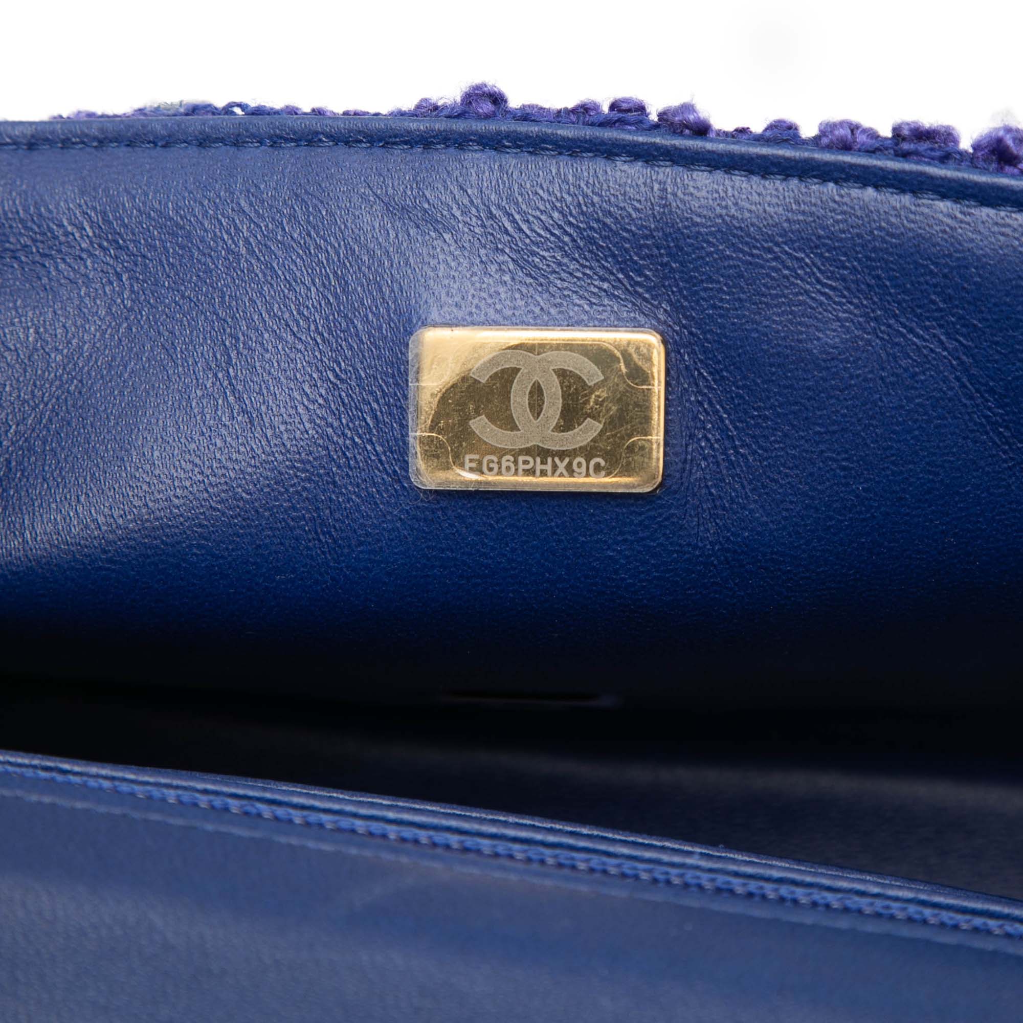 Chanel Mini Rectangular Classic Tweed Single Flap - image 6