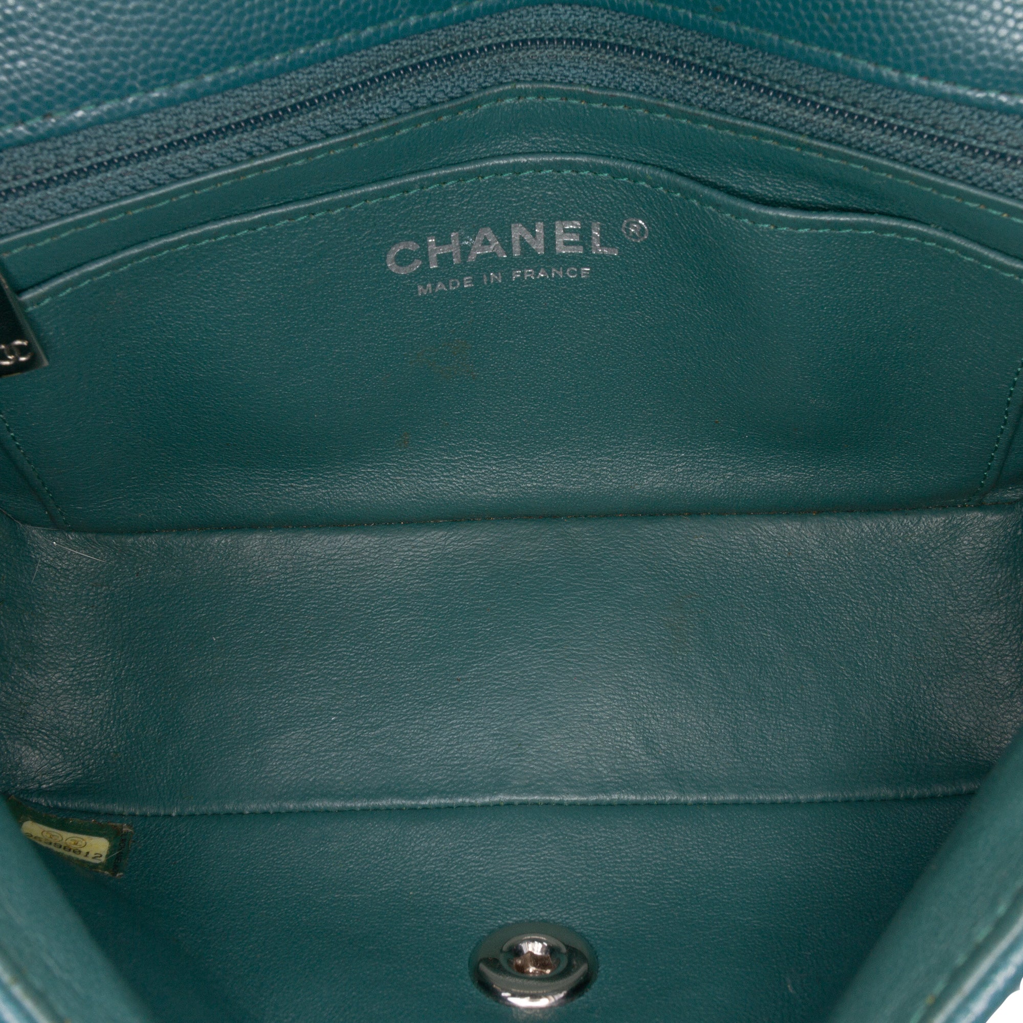 Chanel Mini Rectangular Classic Caviar Single Flap - image 4