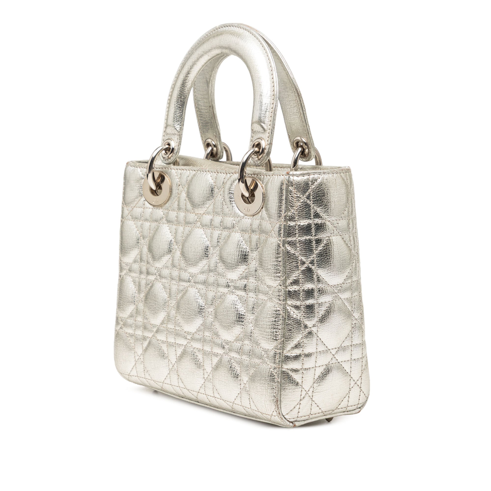 Dior Small Metallic Grained Calfskin Cannage My ABCDior Lady Dior - image 2