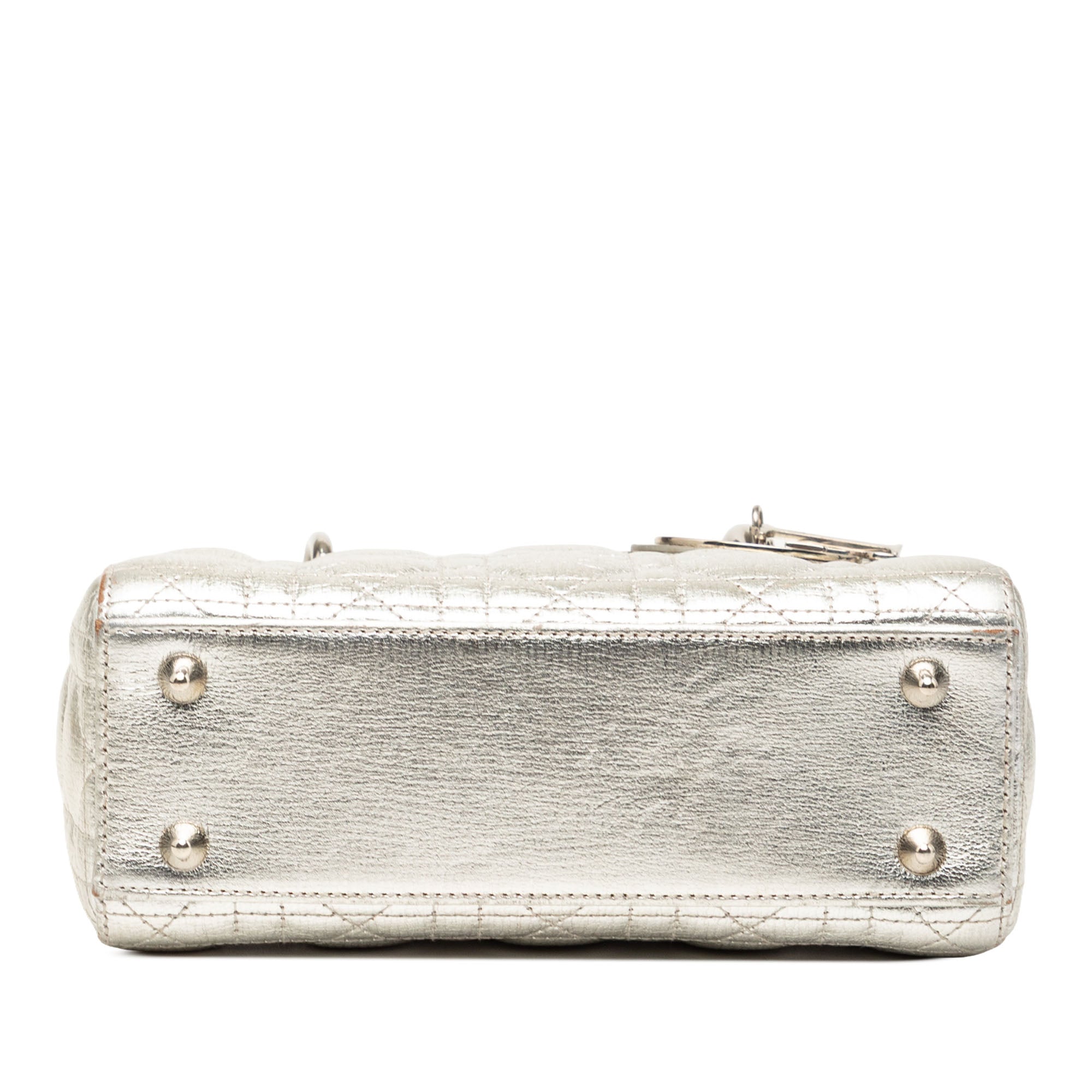 Dior Small Metallic Grained Calfskin Cannage My ABCDior Lady Dior - image 3