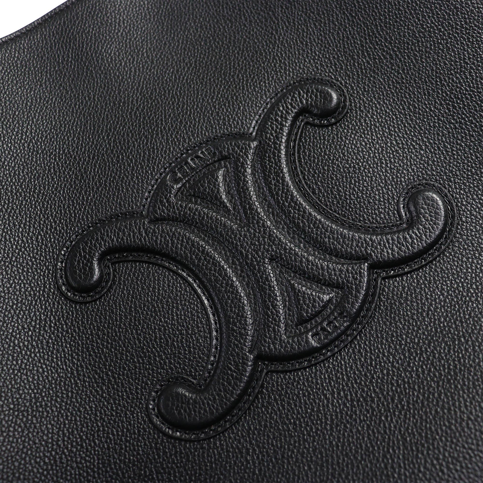 Celine Medium Grained Calfskin Cuir Triomphe Cabas Anais Tote - image 5