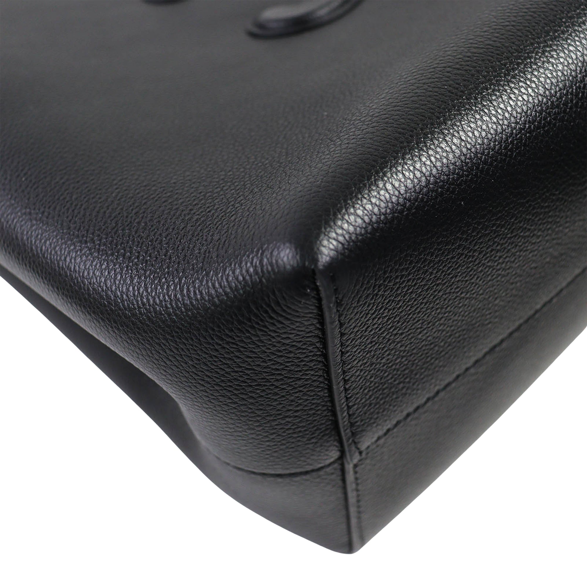 Celine Medium Grained Calfskin Cuir Triomphe Cabas Anais Tote - image 7