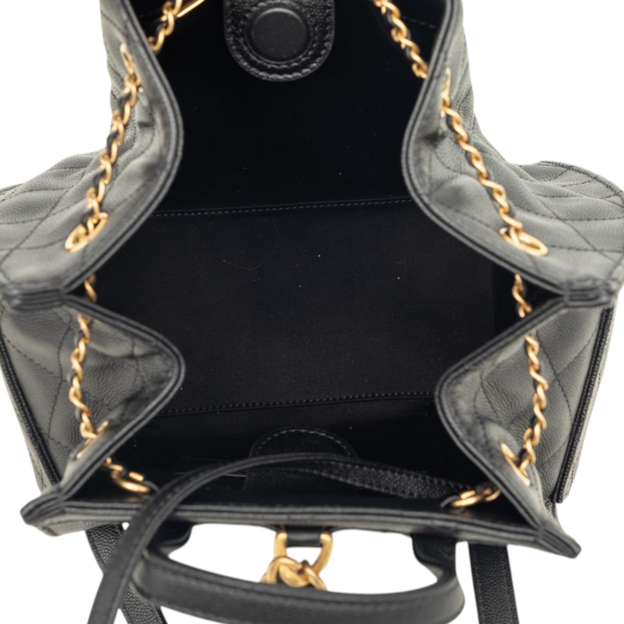 Chanel Medium Quilted Caviar Chanel 25 Backpack - image 4