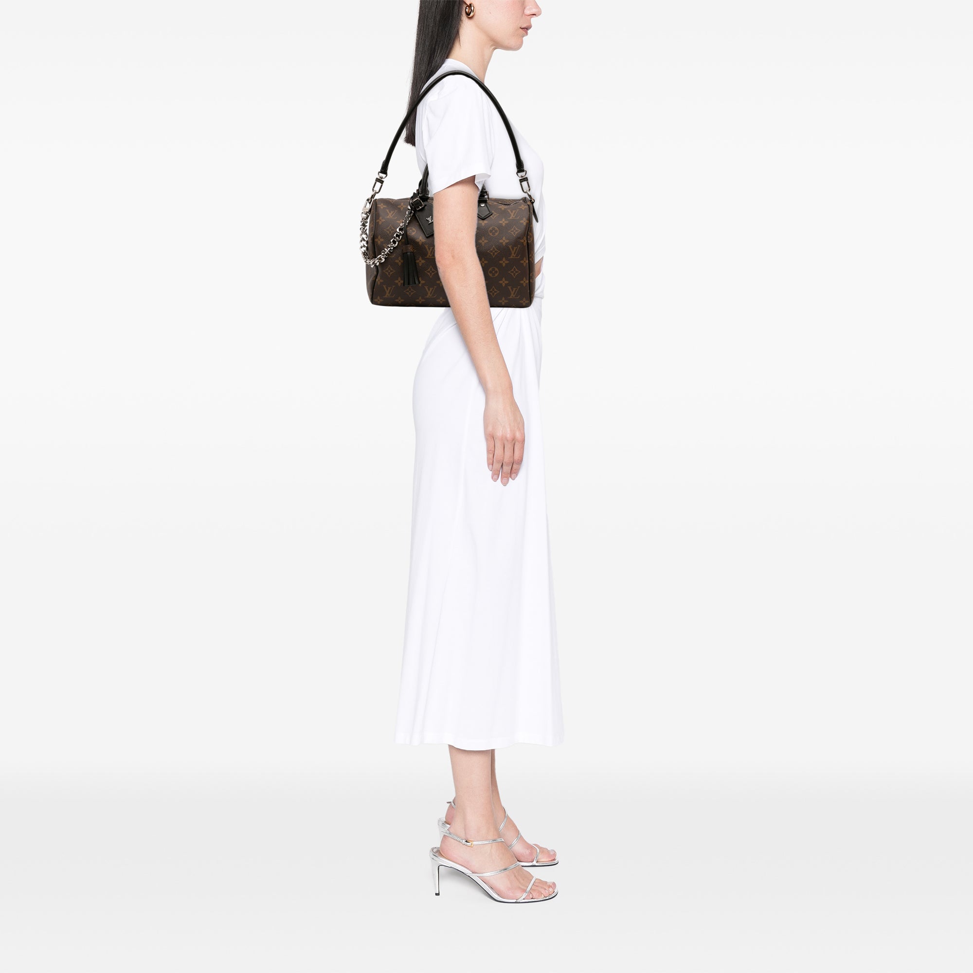 Louis Vuitton Monogram Speedy Soft 30 Dark - image 6