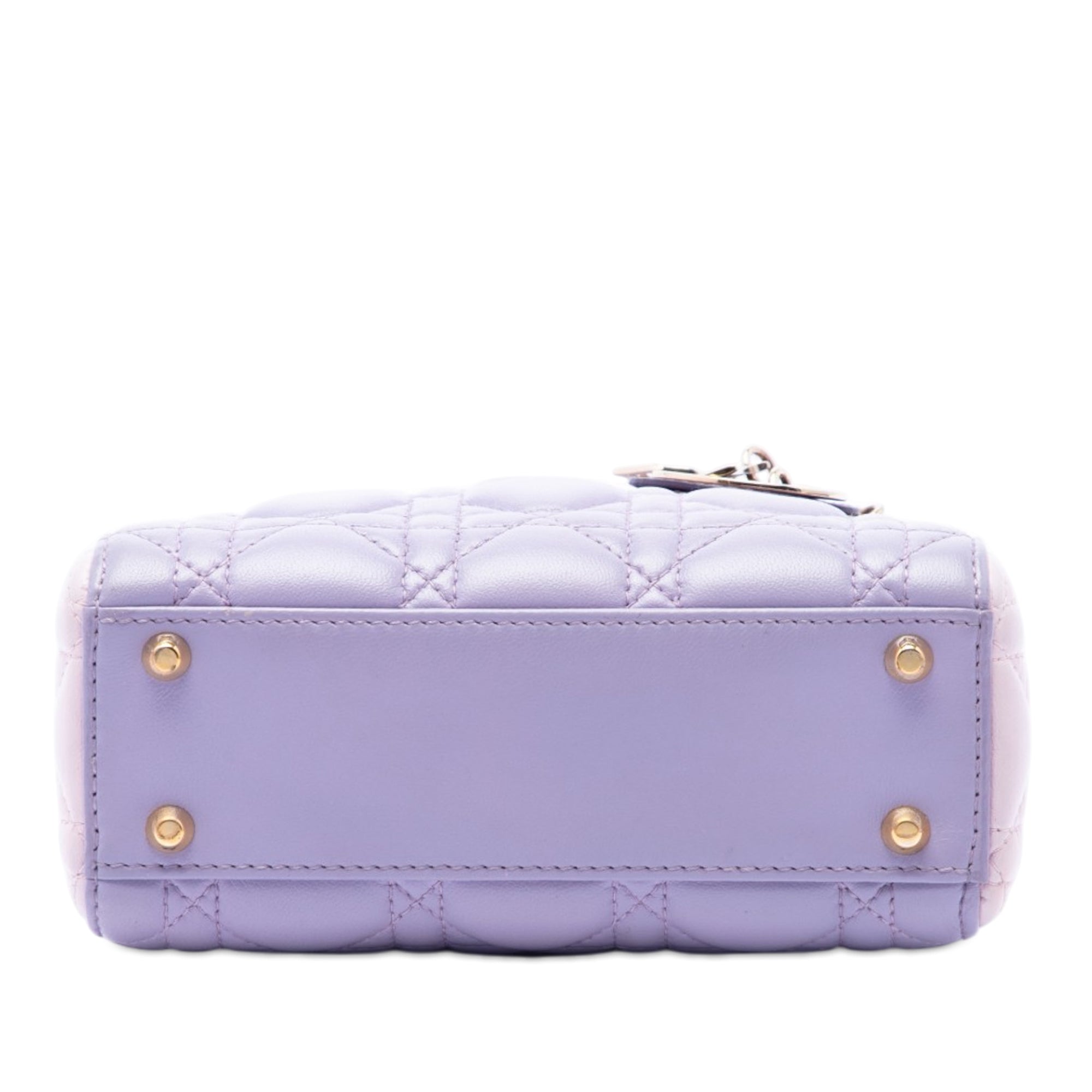 Dior Mini Tricolor Lambskin Cannage Lady Dior - image 3