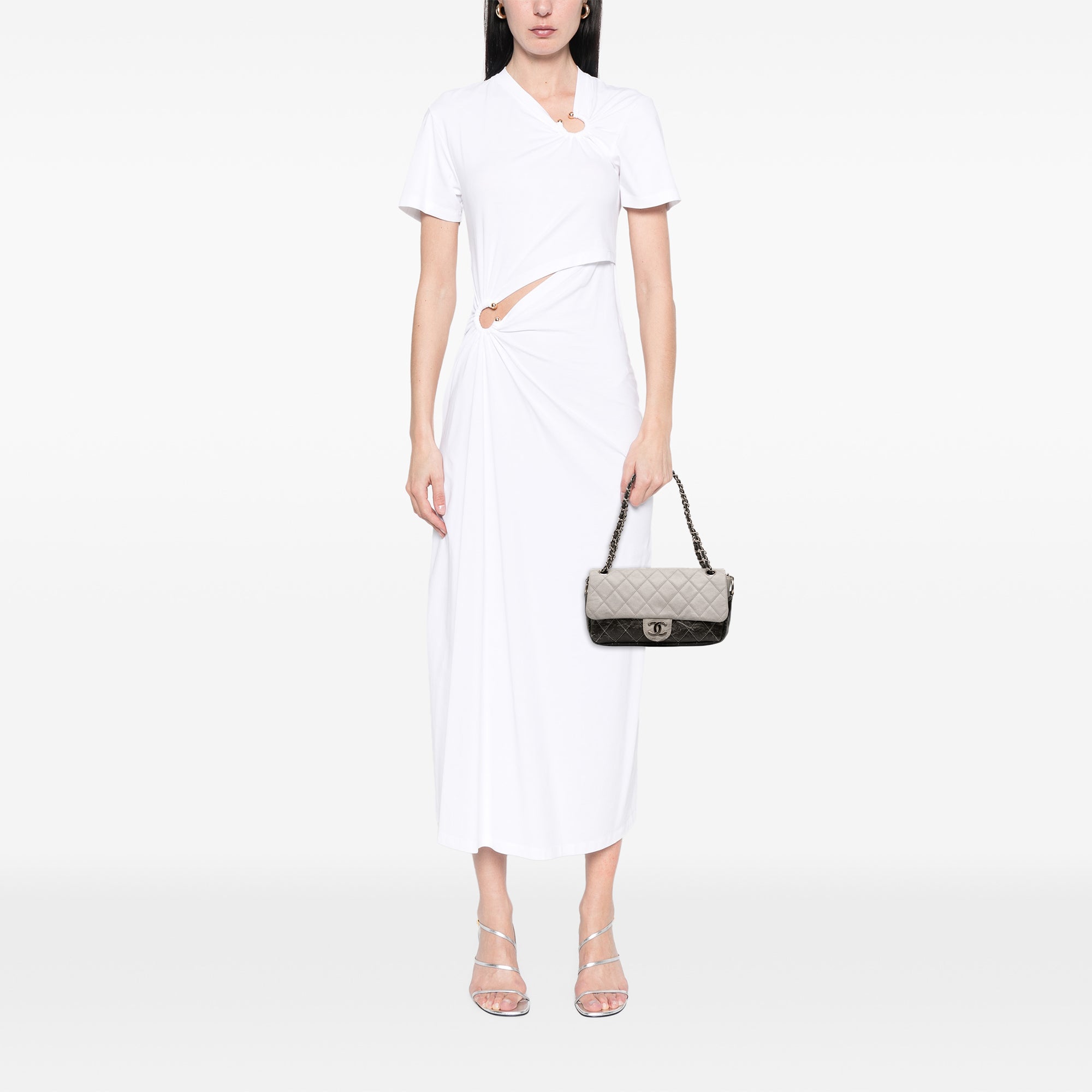 Chanel Small CC Quilted Vinyl Melrose Degrade Flap - image 10