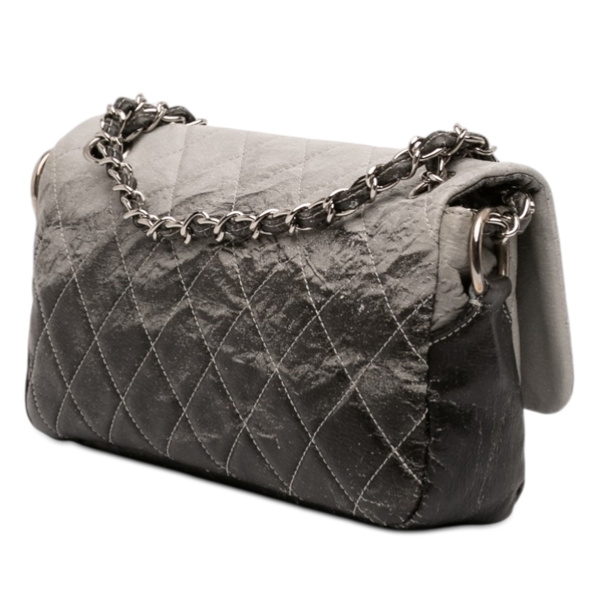 Chanel Small CC Quilted Vinyl Melrose Degrade Flap - image 2