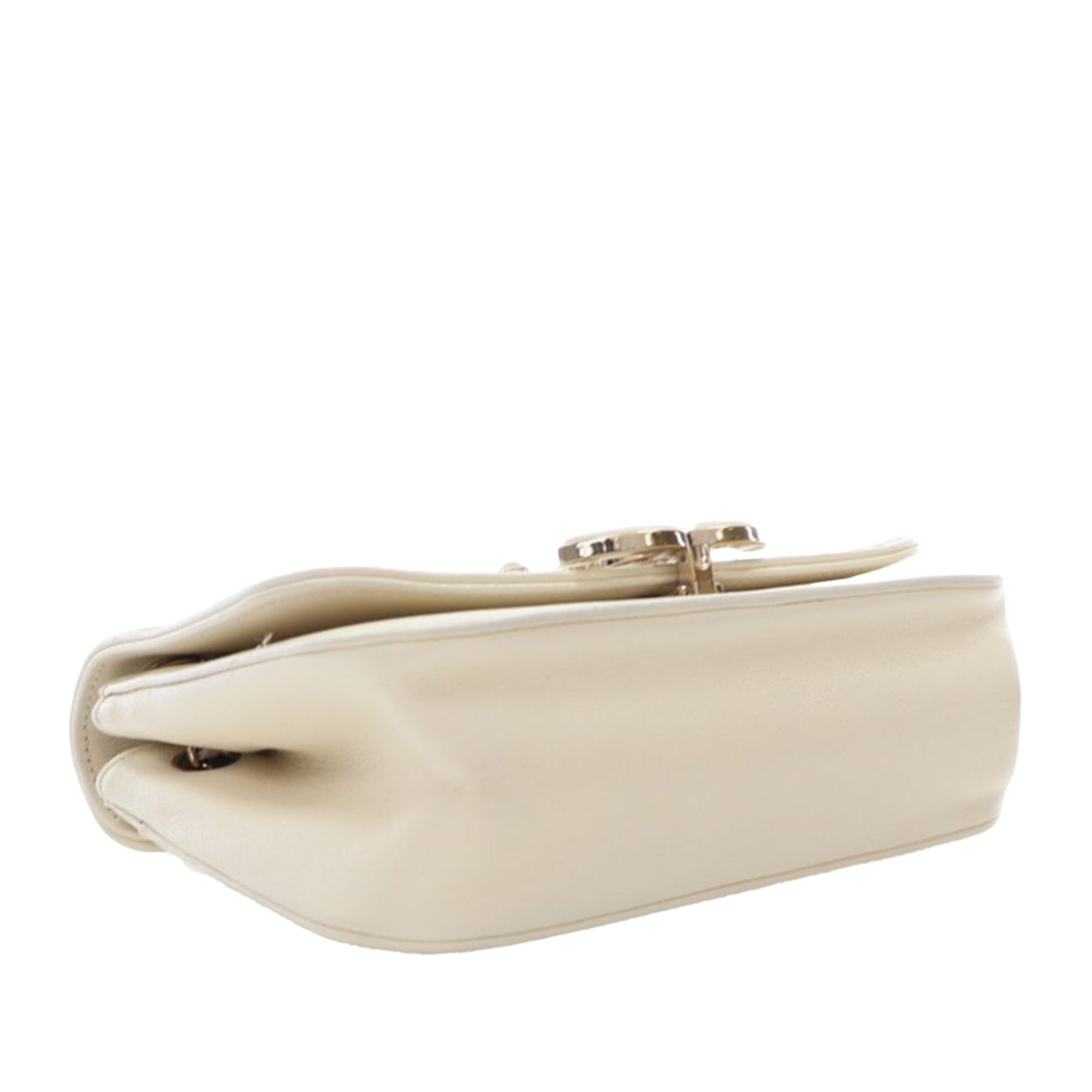 Chanel Small CC Chevron Sheepskin Subtle Flap - image 12