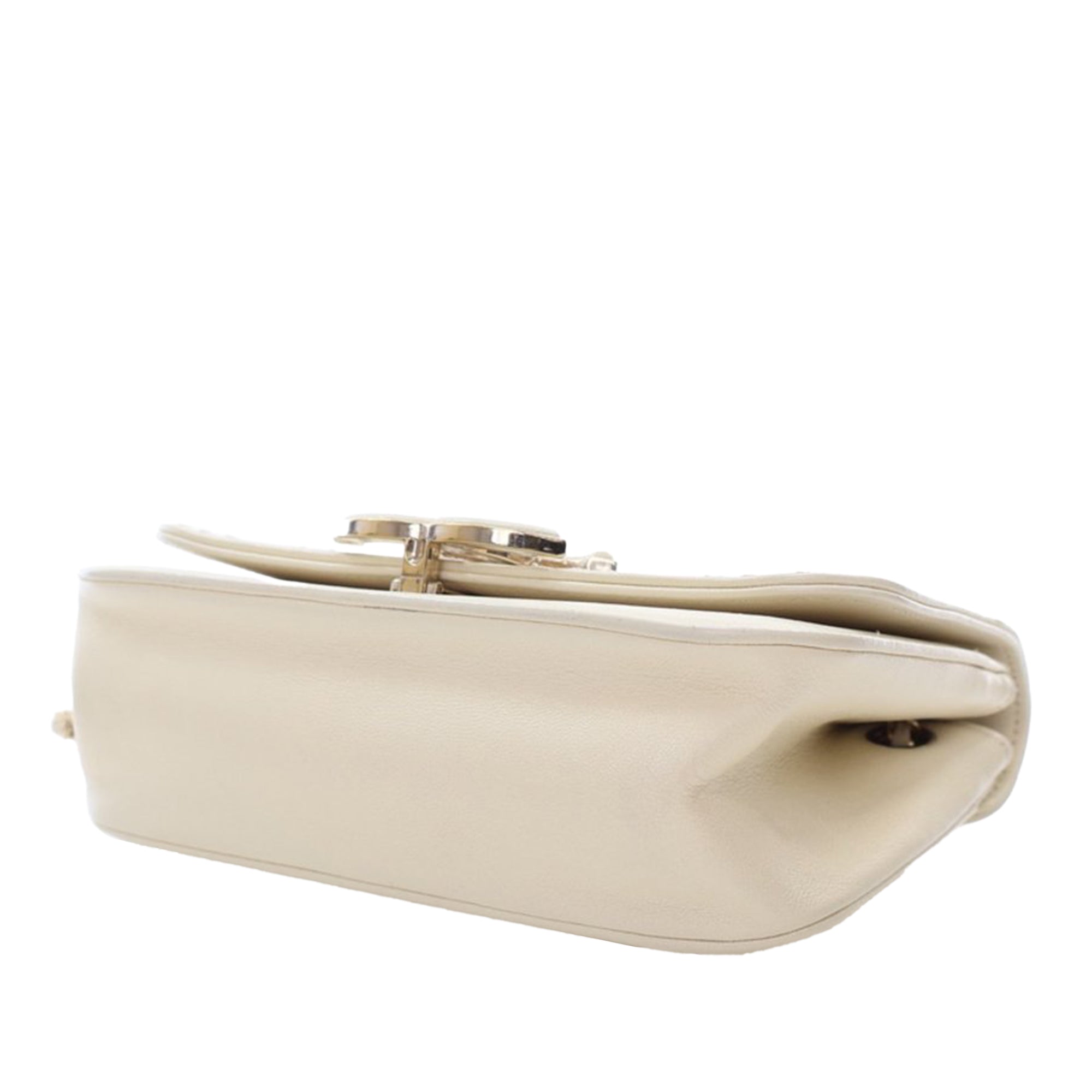 Chanel Small CC Chevron Sheepskin Subtle Flap - image 13