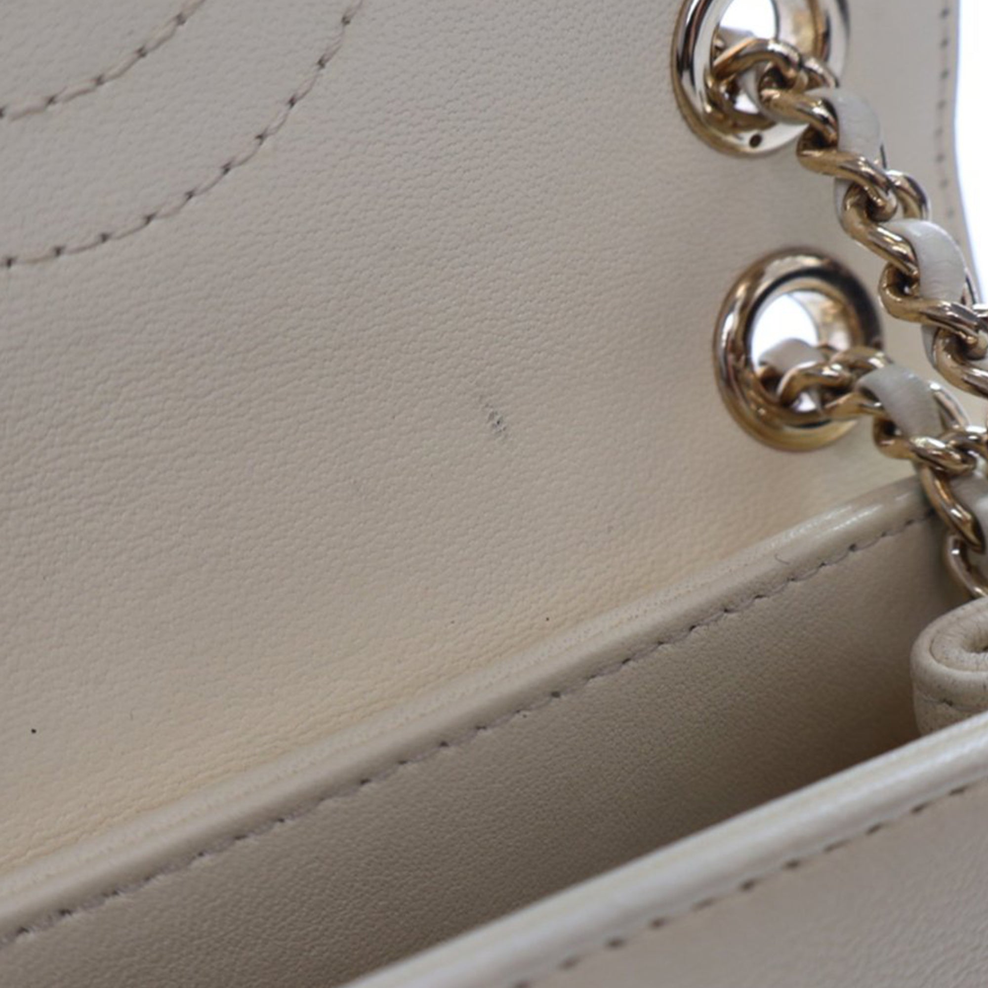 Chanel Small CC Chevron Sheepskin Subtle Flap - image 5