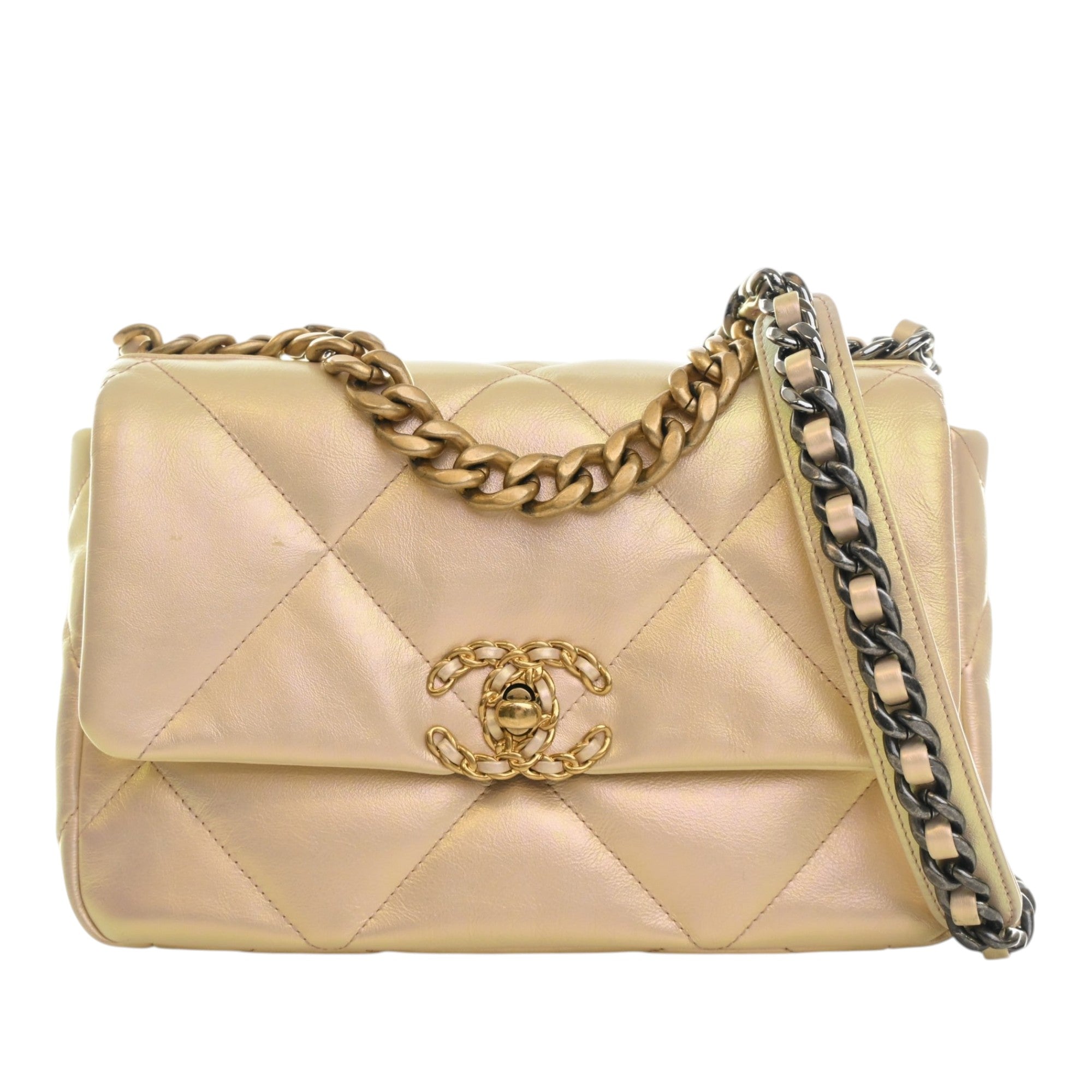 Chanel Medium Iridescent Lambskin 19 Flap - image 1