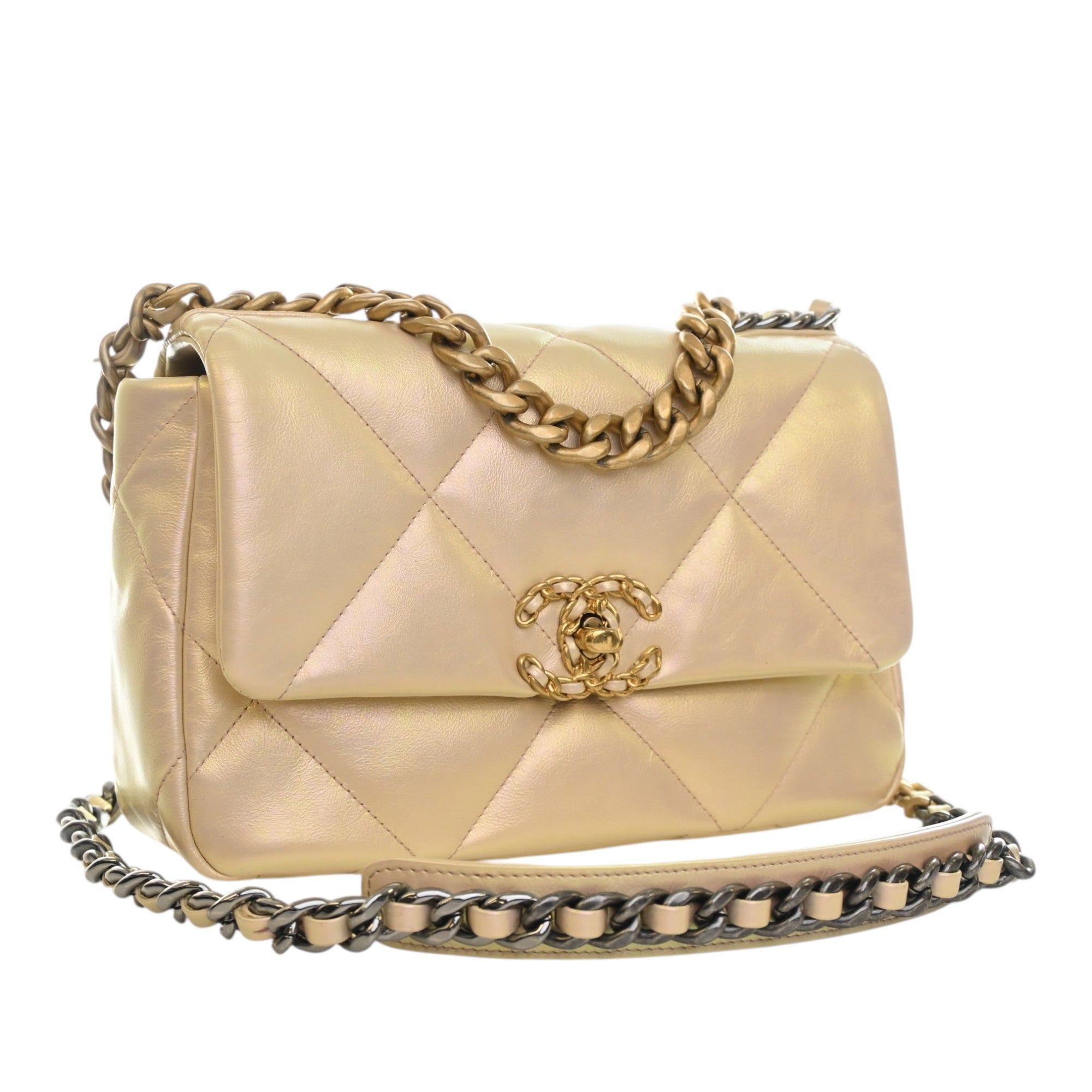 Chanel Medium Iridescent Lambskin 19 Flap - image 2