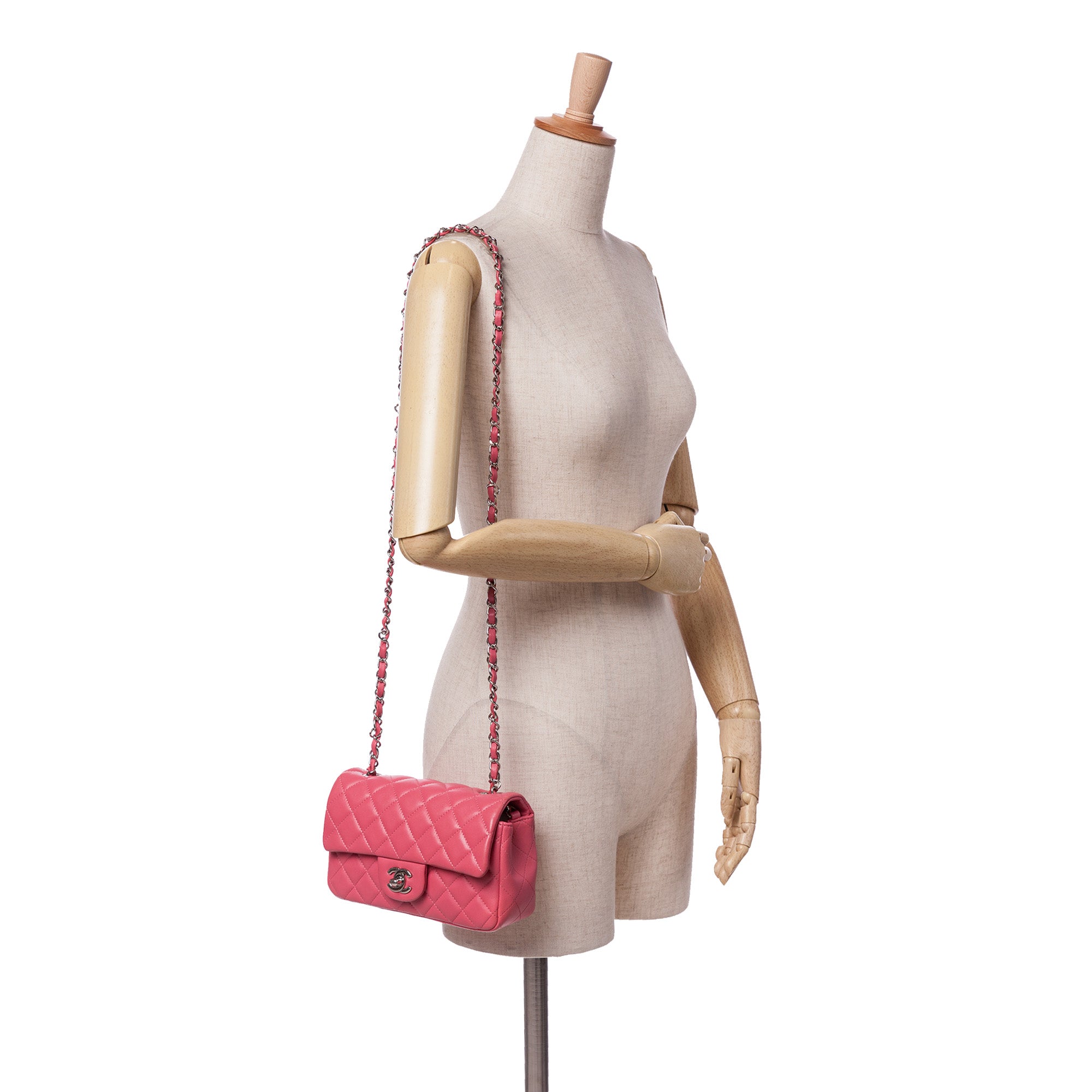 Chanel Mini Rectangular Classic Lambskin Single Flap