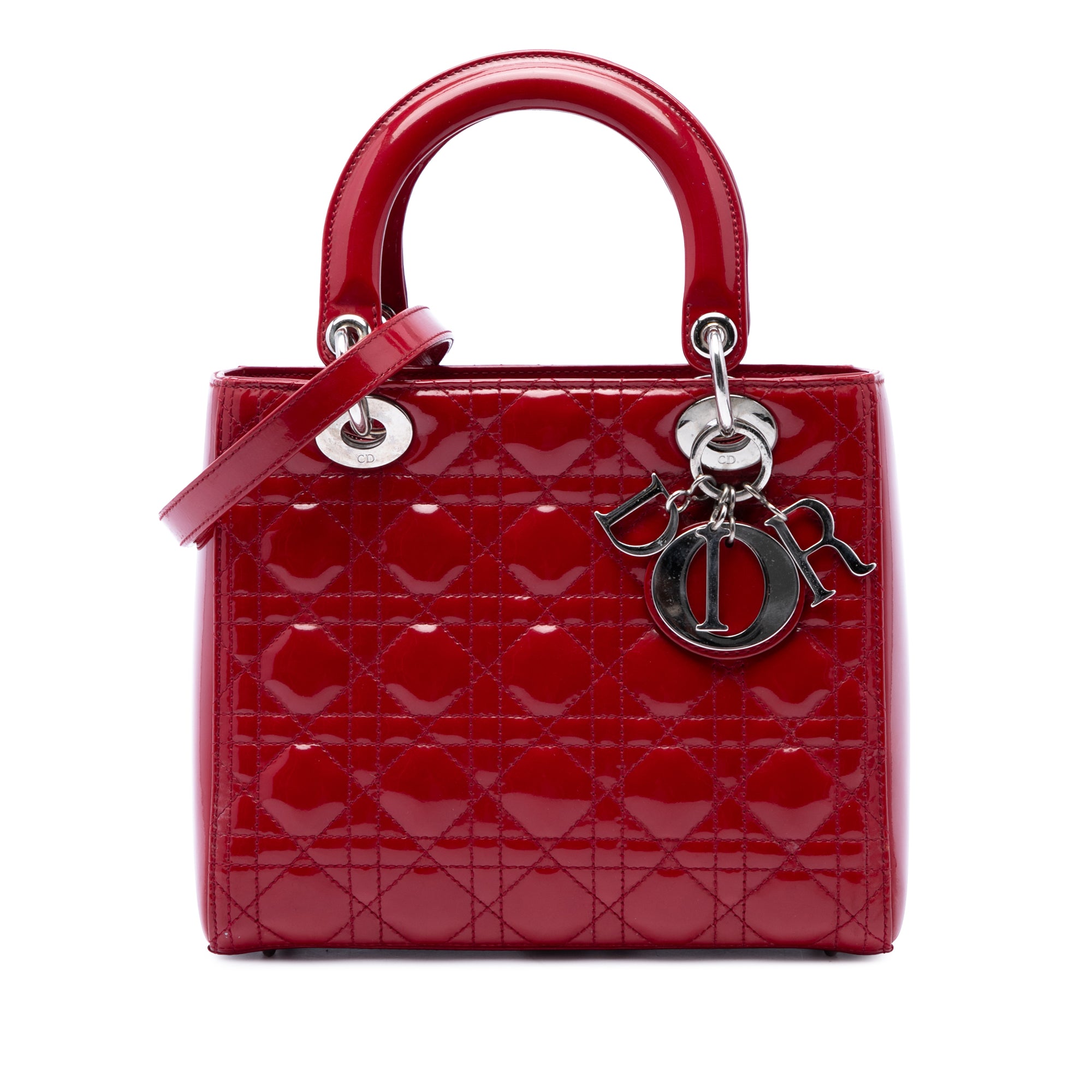 Dior Medium Patent Cannage Lady Dior - image 1