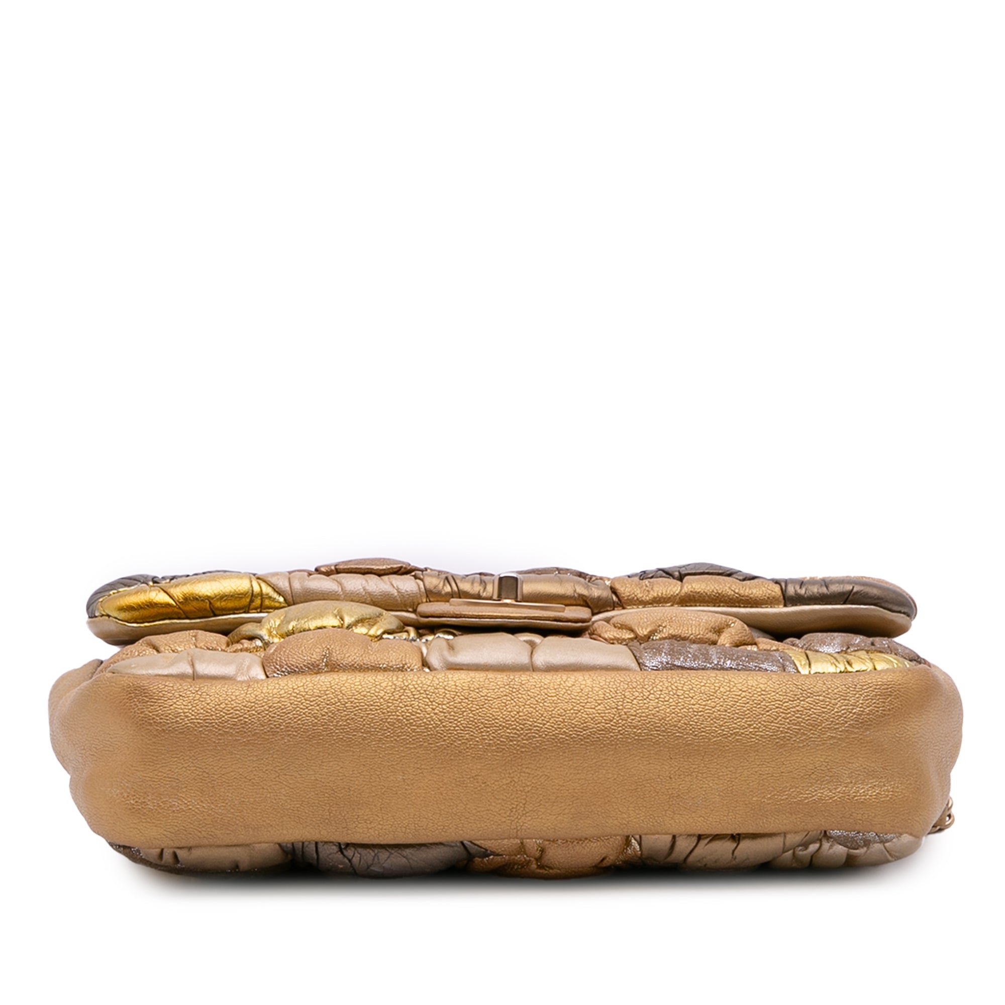 Chanel CC Metallic Lambskin Patchwork Flap - image 3