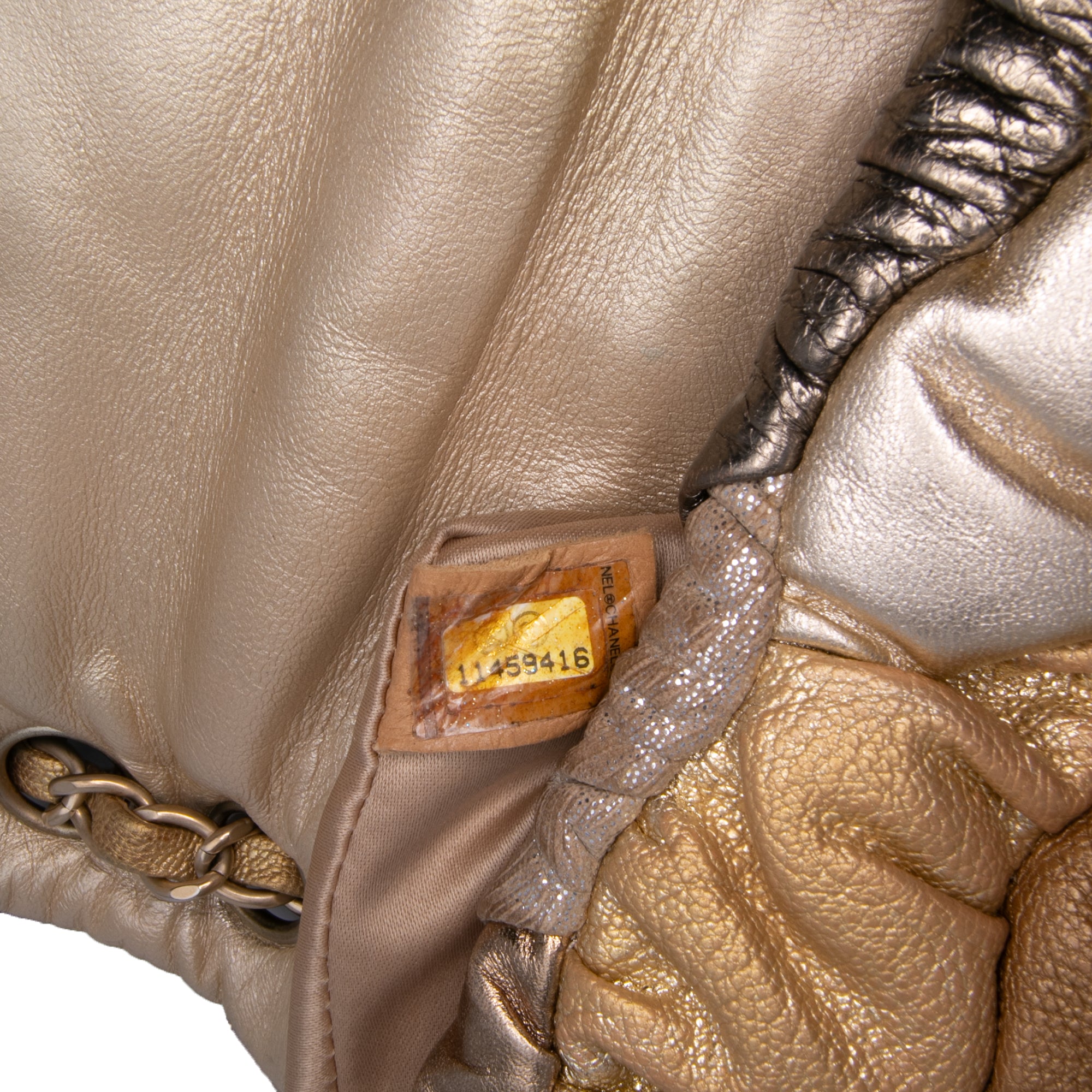 Chanel CC Metallic Lambskin Patchwork Flap - image 6