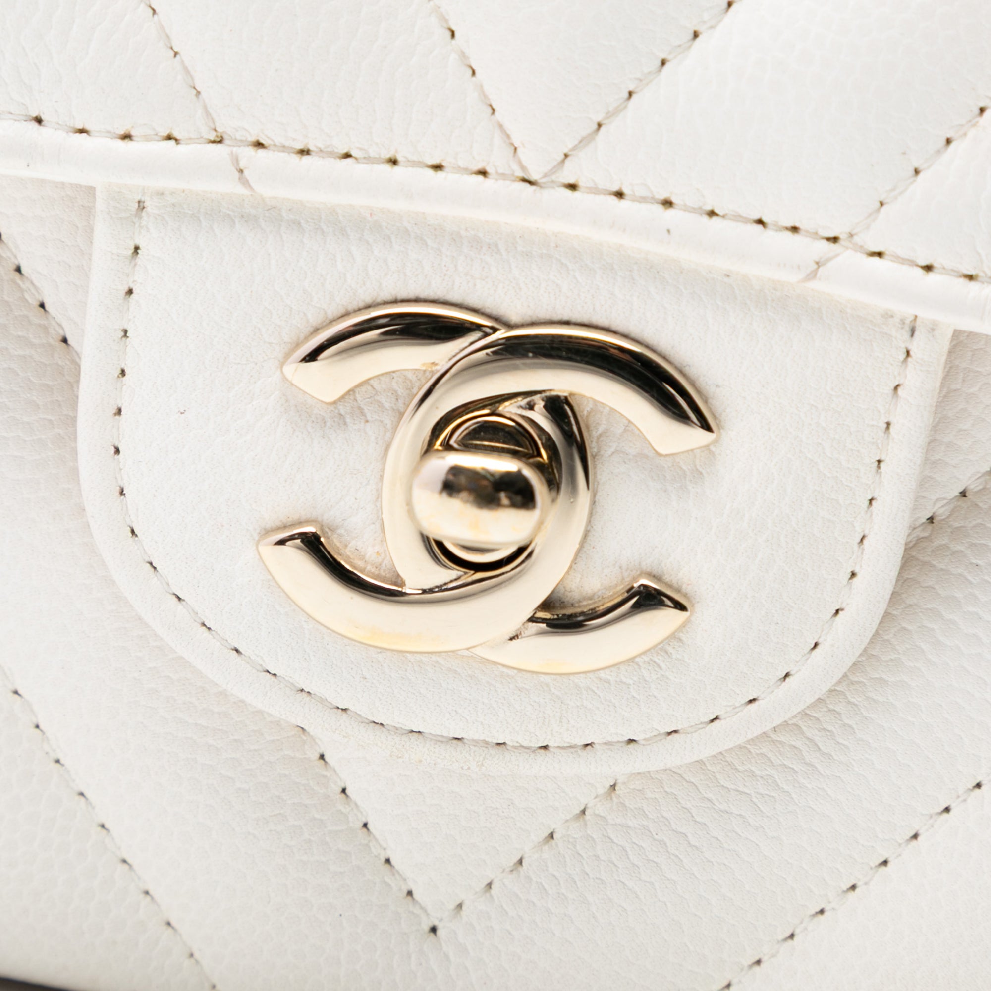 Chanel Medium Classic Chevron Caviar Double Flap - image 6