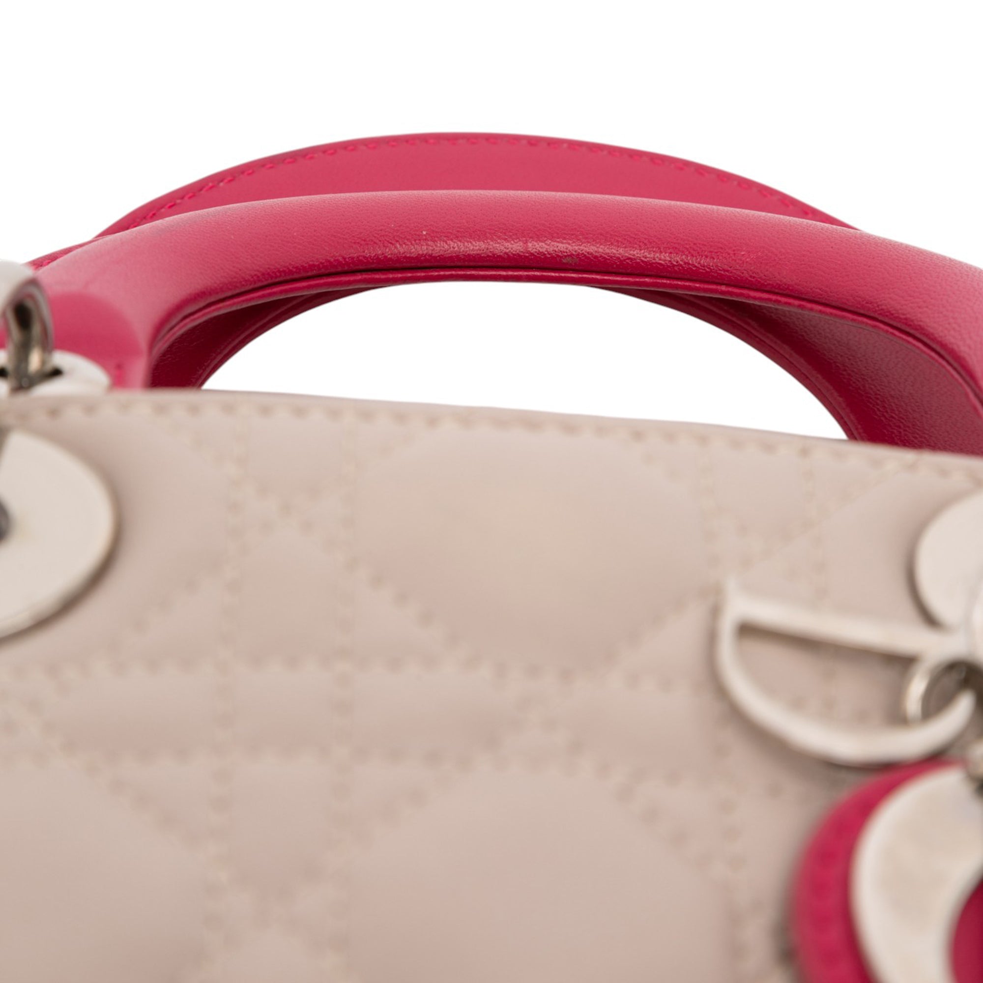 Dior Mini Tricolor Lambskin Cannage Lady Dior - image 7