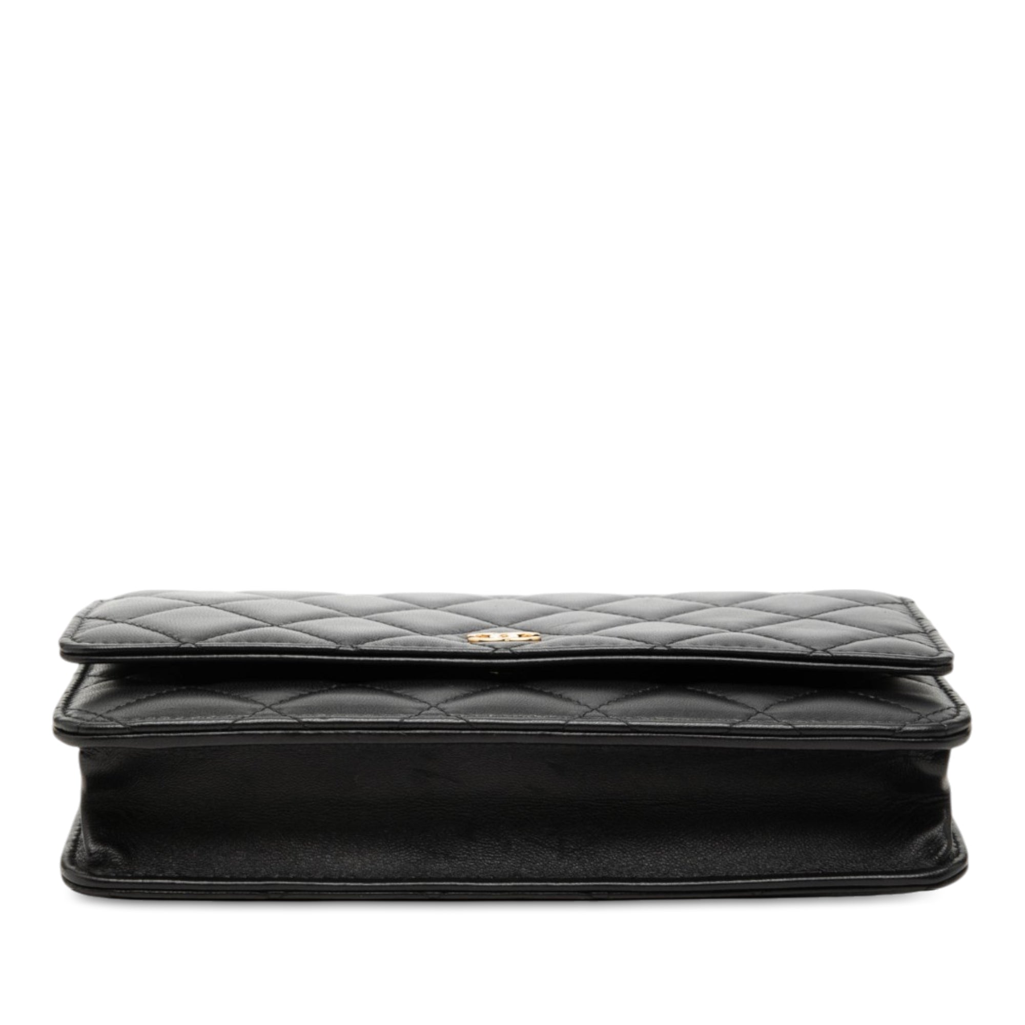 Chanel CC Quilted Lambskin Wallet On Chain - image 3