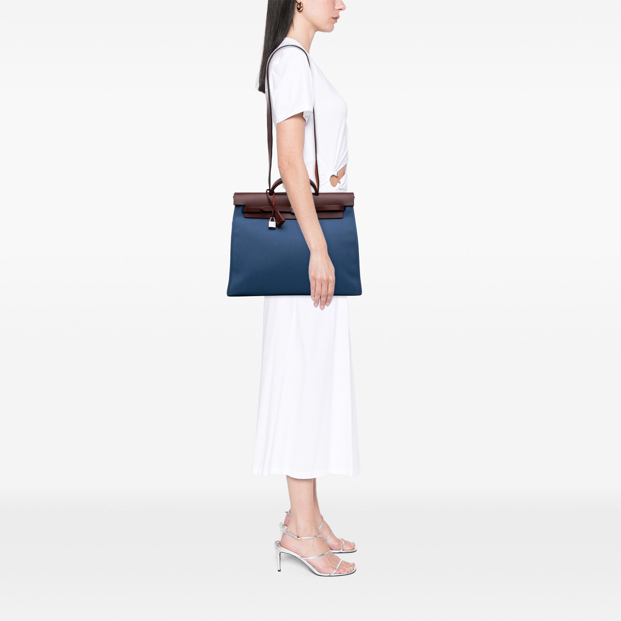 Hermès Toile Herbag Zip 39 - image 10