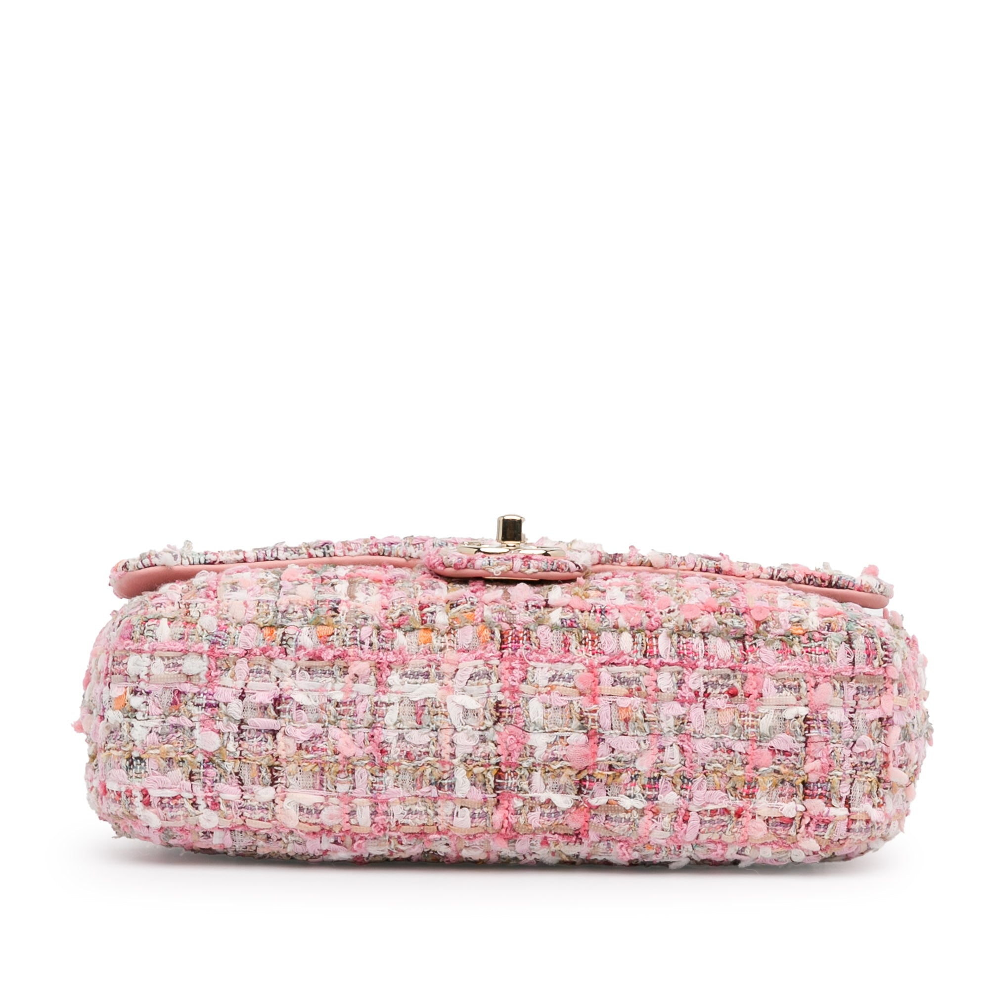 Chanel Medium Tweed Large Pearl Handle Flap - image 4