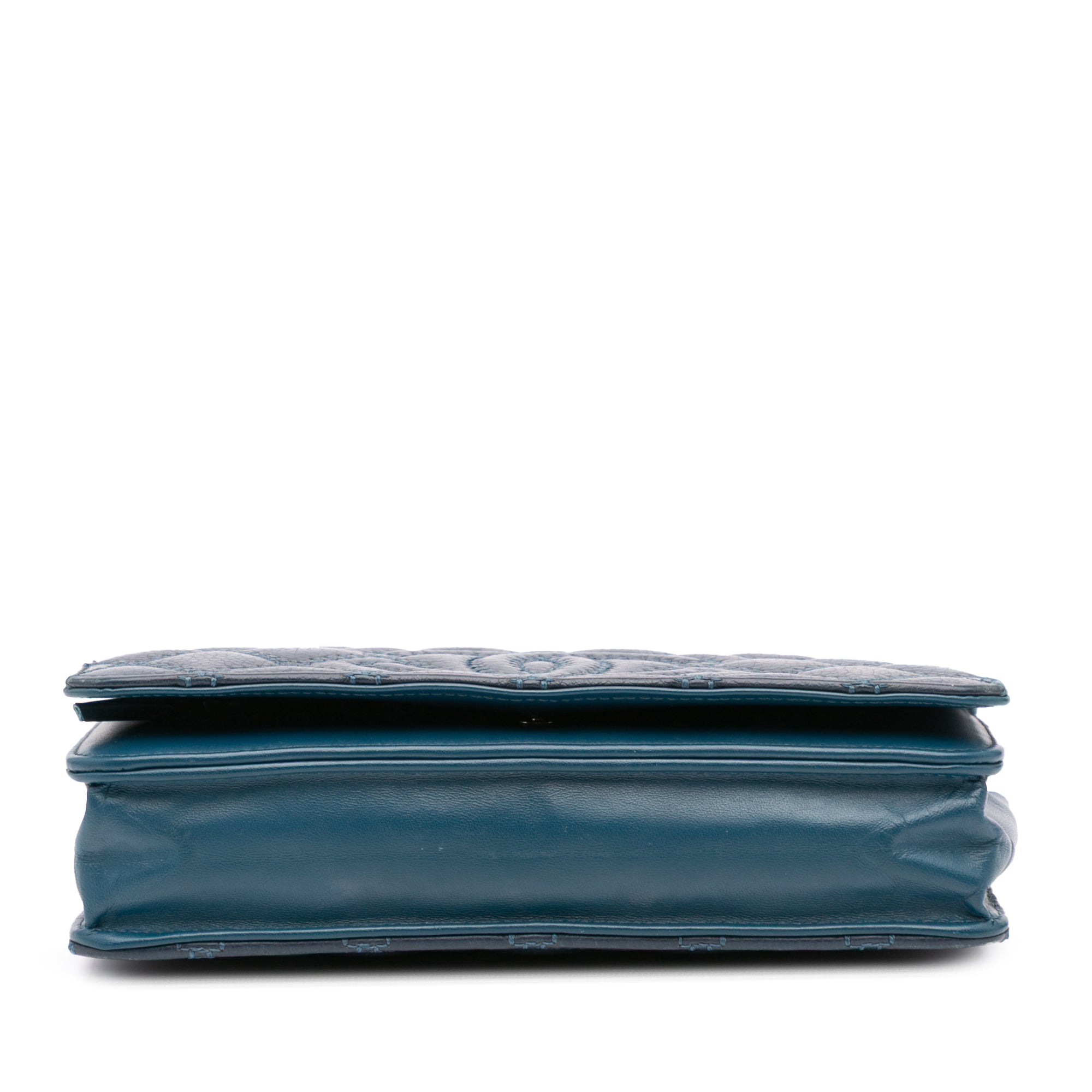 Chanel Stitched CC Quilted Calfskin Wallet on Chain - image 3